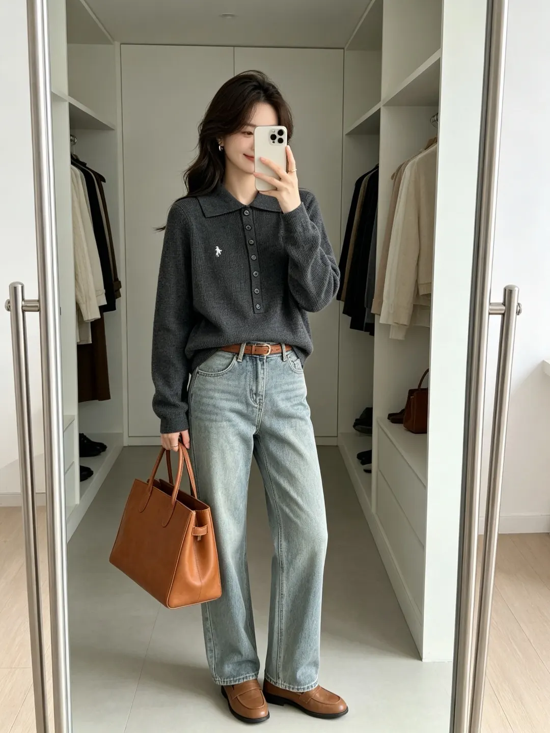 Slim-Fit Wool-Blend Polo Sweater D17021657 — view 5