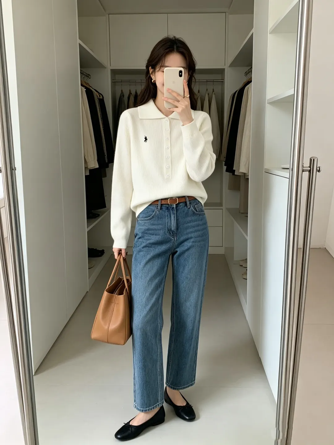 Slim-Fit Wool-Blend Polo Sweater D17021657 — view 10