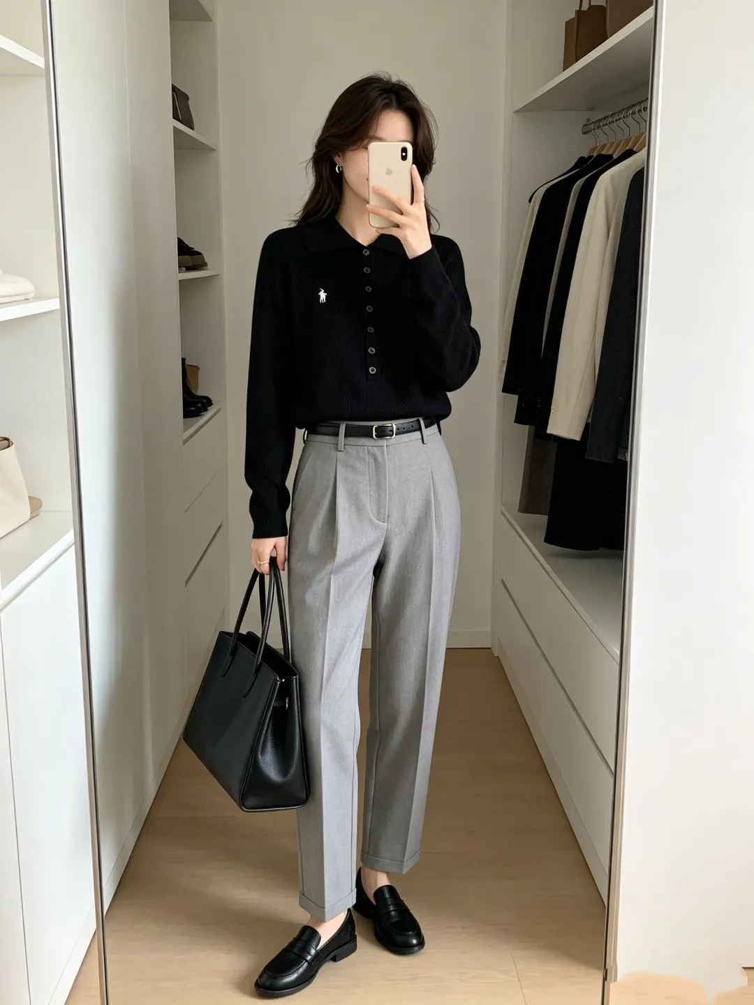 Slim-Fit Wool-Blend Polo Sweater D17021657 — view 12