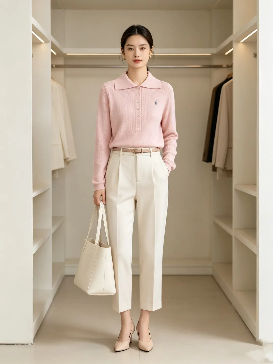 Slim-Fit Wool-Blend Polo Sweater D17021657 — view 33