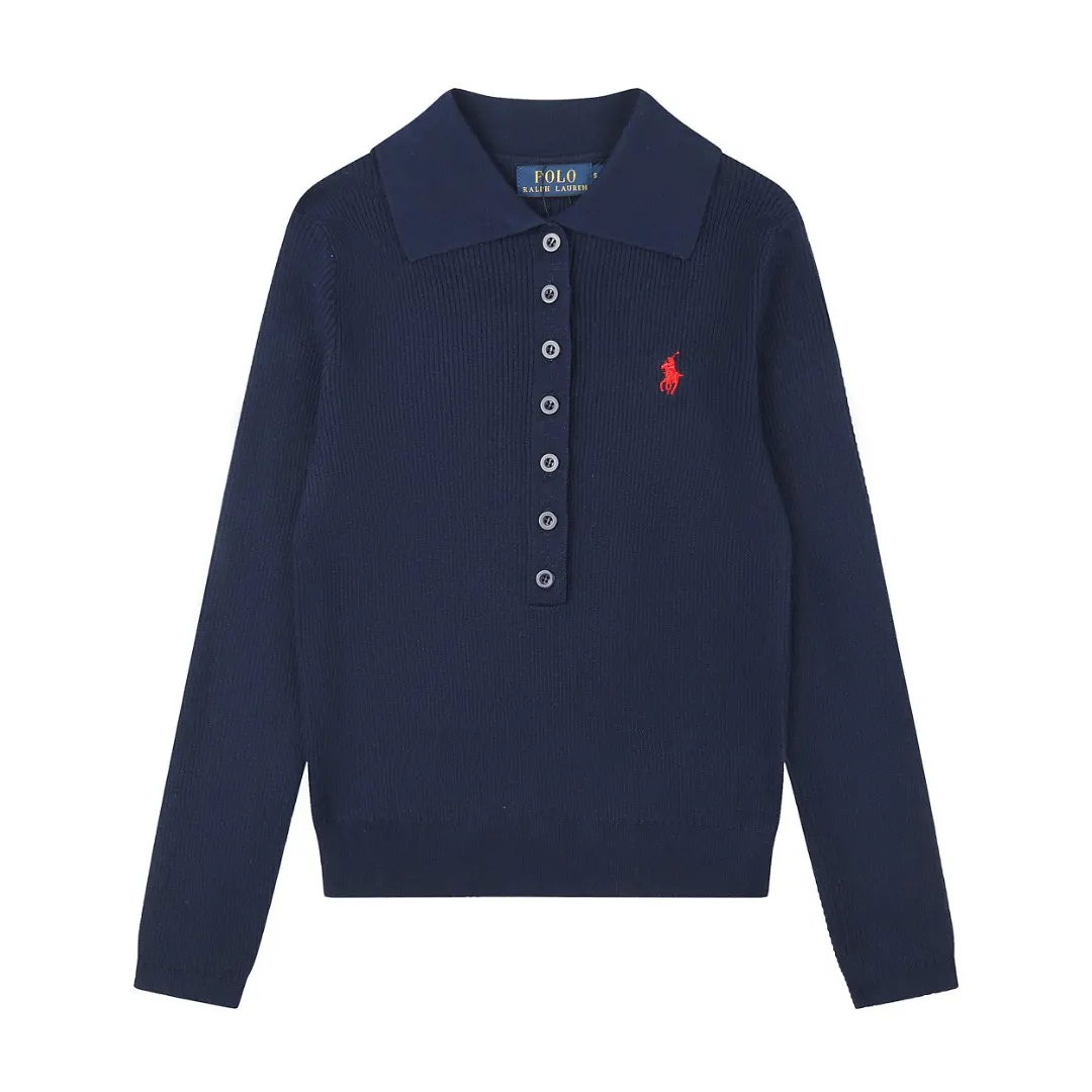 Slim-Fit Wool-Blend Polo Sweater D17021660
