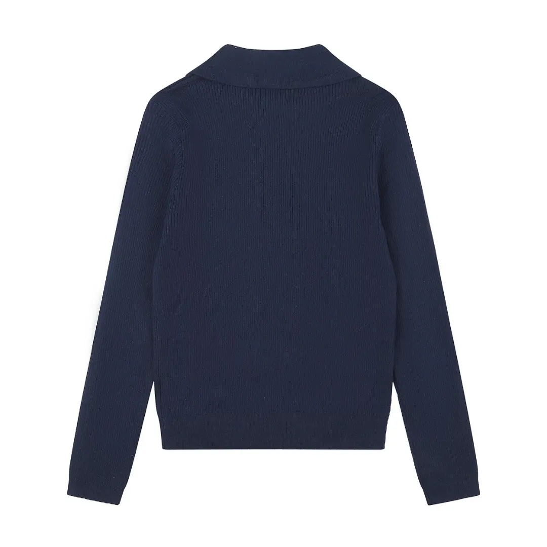 Slim-Fit Wool-Blend Polo Sweater D17021660 — view 2
