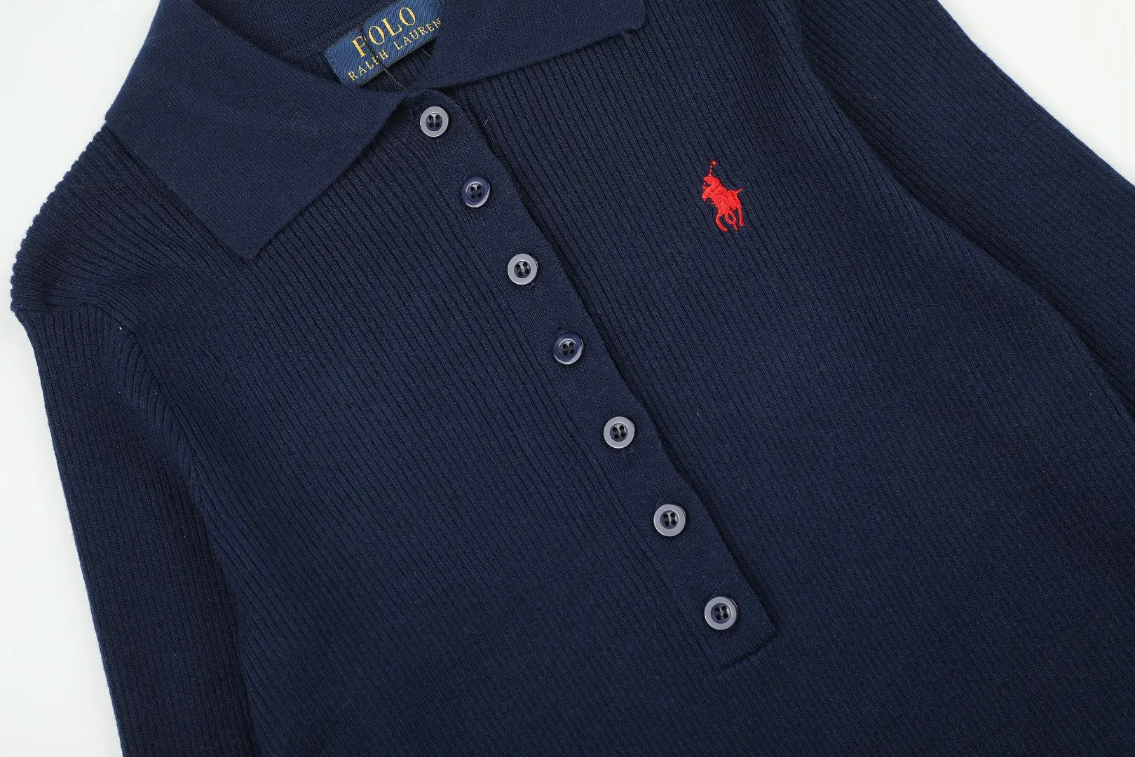 Slim-Fit Wool-Blend Polo Sweater D17021660 — view 4