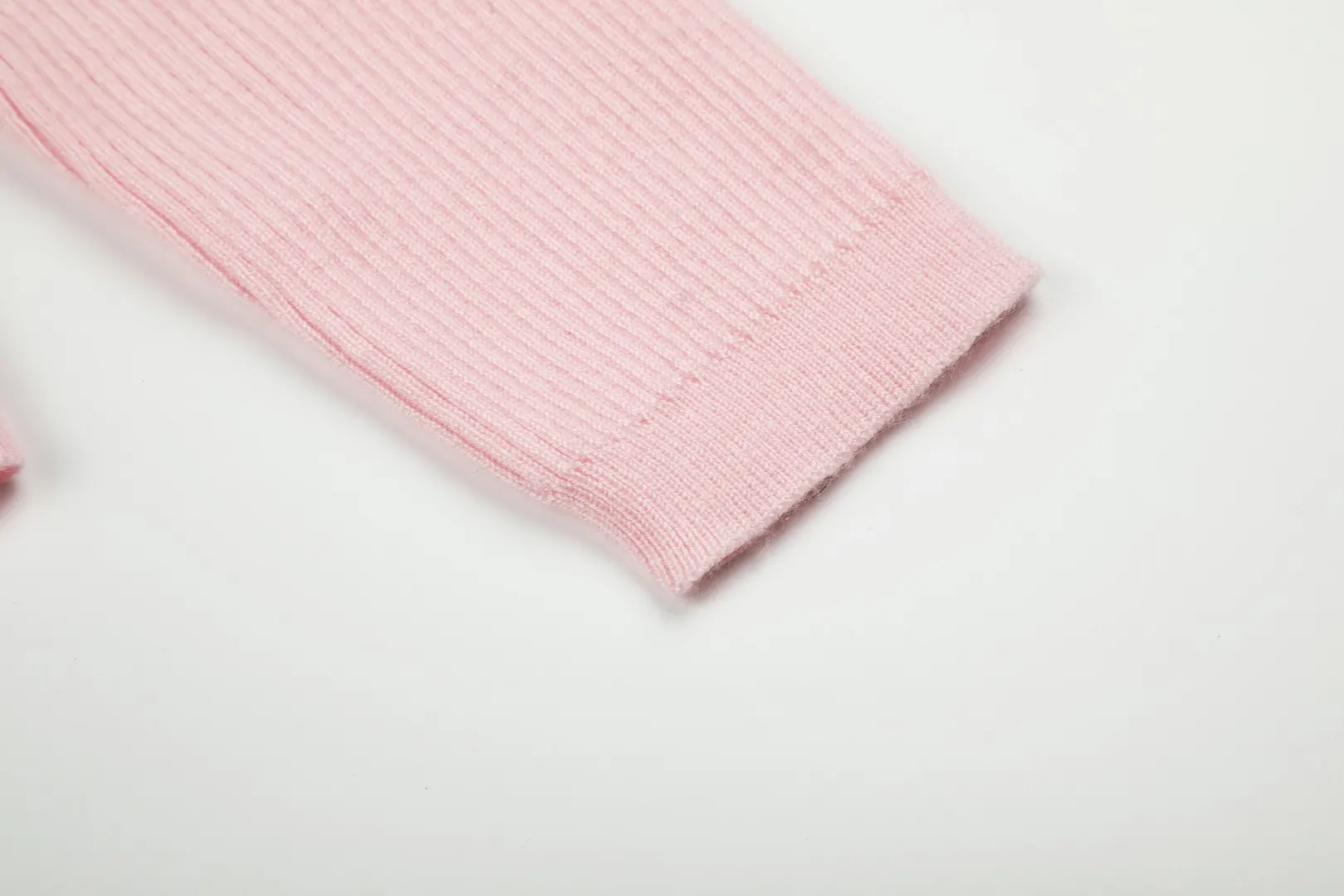 Ribbed Wool-Blend Polo Sweater D17021659 — view 7
