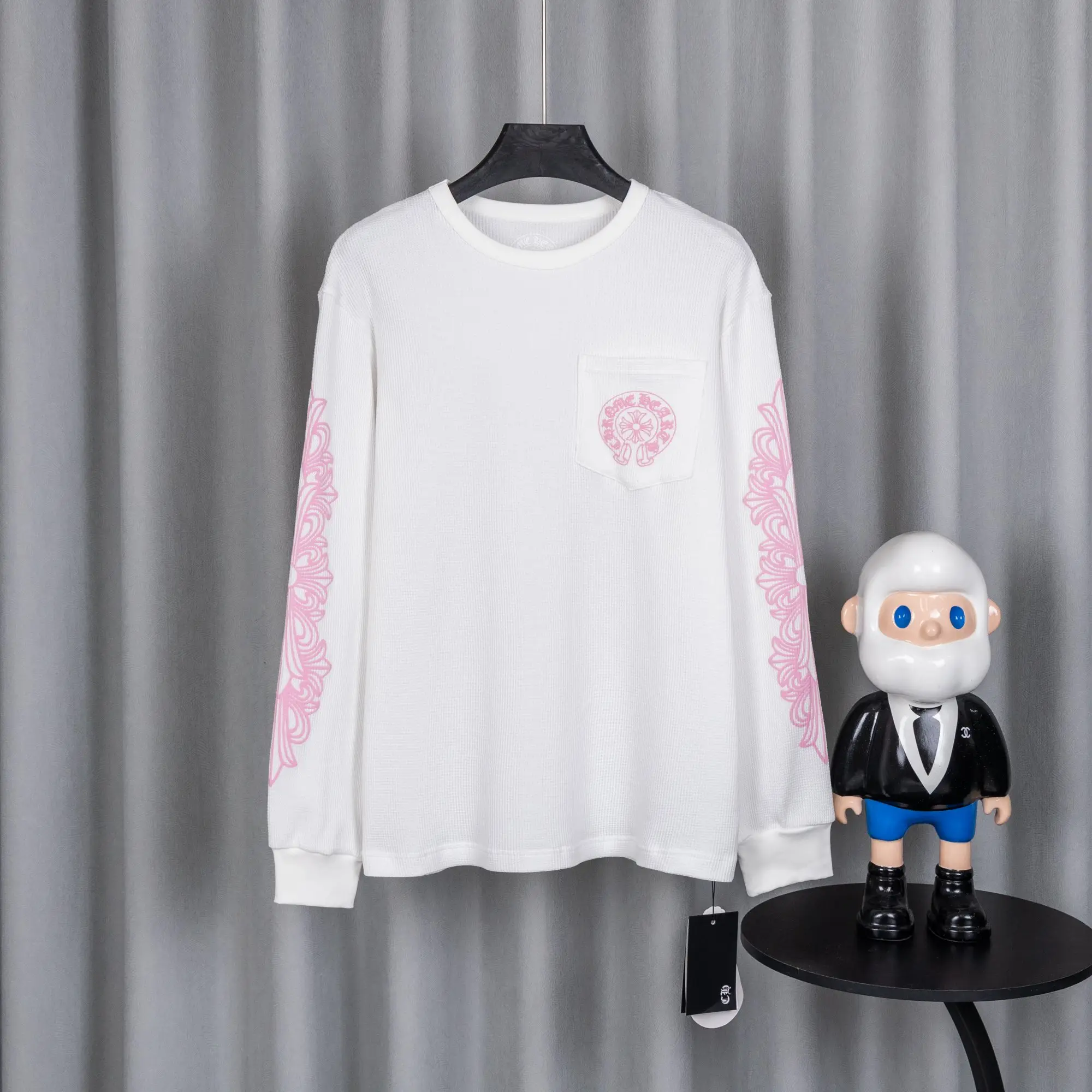 Chrome Hearts Waffle-Knit Long-Sleeve T-Shirt D18019730
