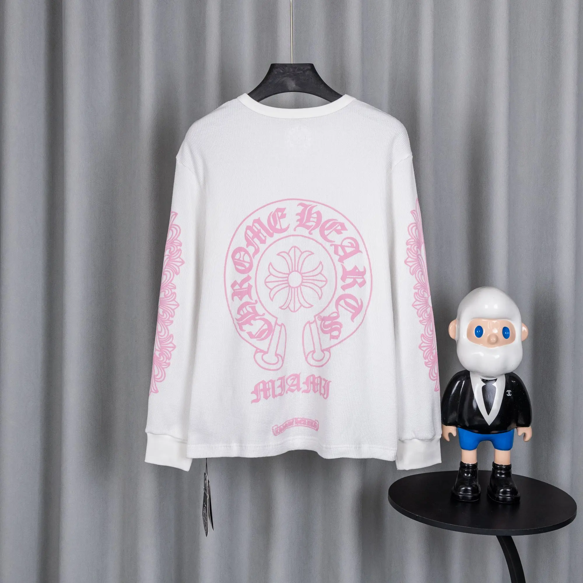 Chrome Hearts Waffle-Knit Long-Sleeve T-Shirt D18019730 — view 2