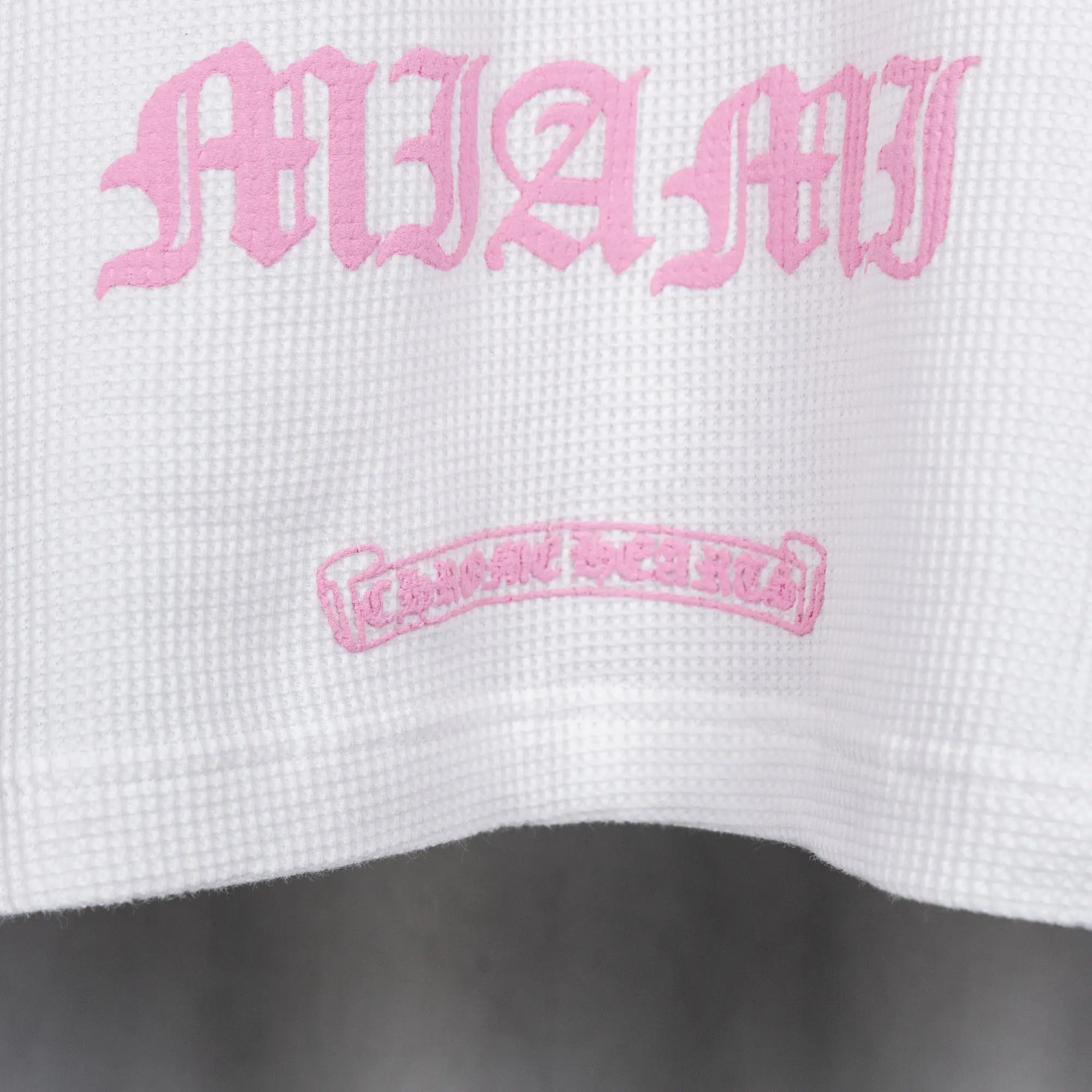Chrome Hearts Waffle-Knit Long-Sleeve T-Shirt D18019730 — view 9