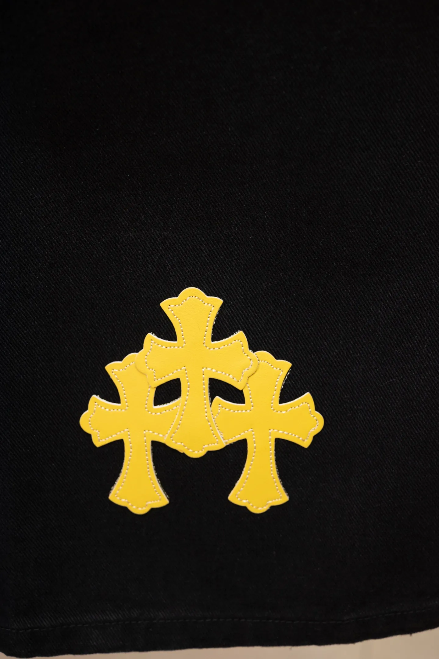 Chrome Hearts Cross Patch Straight-Leg Jeans D18019778 — view 8