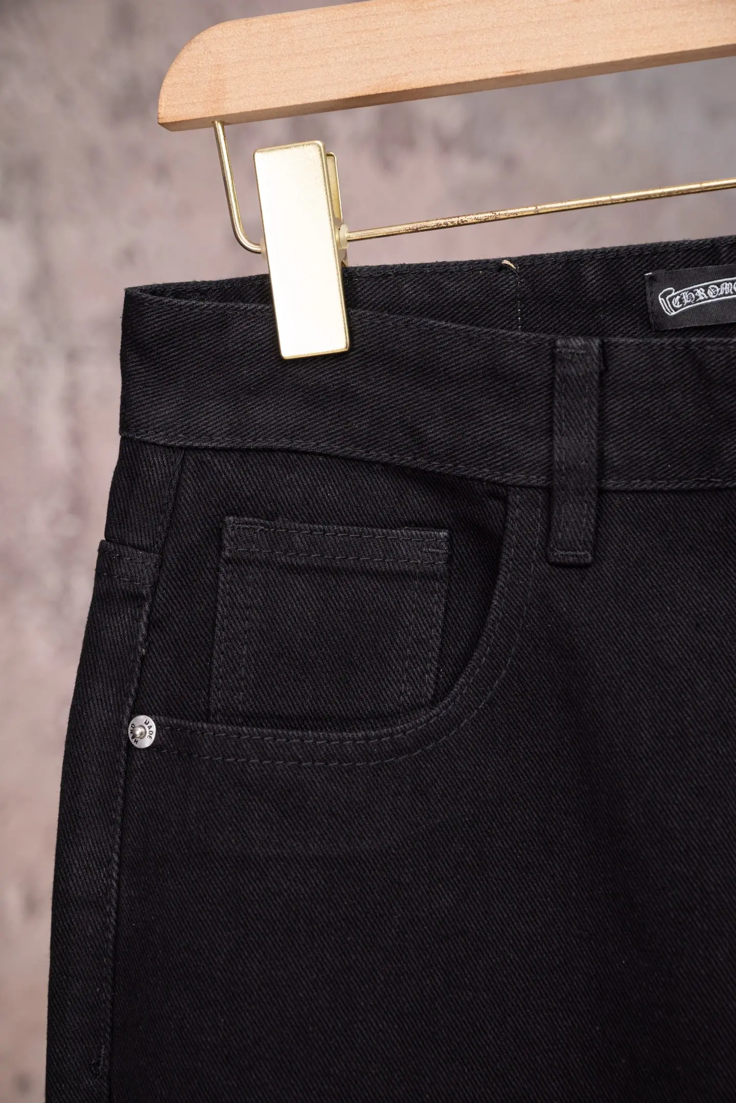 Chrome Hearts Multi-Color Cross Patch Straight-Leg Jeans D18019776 — view 5