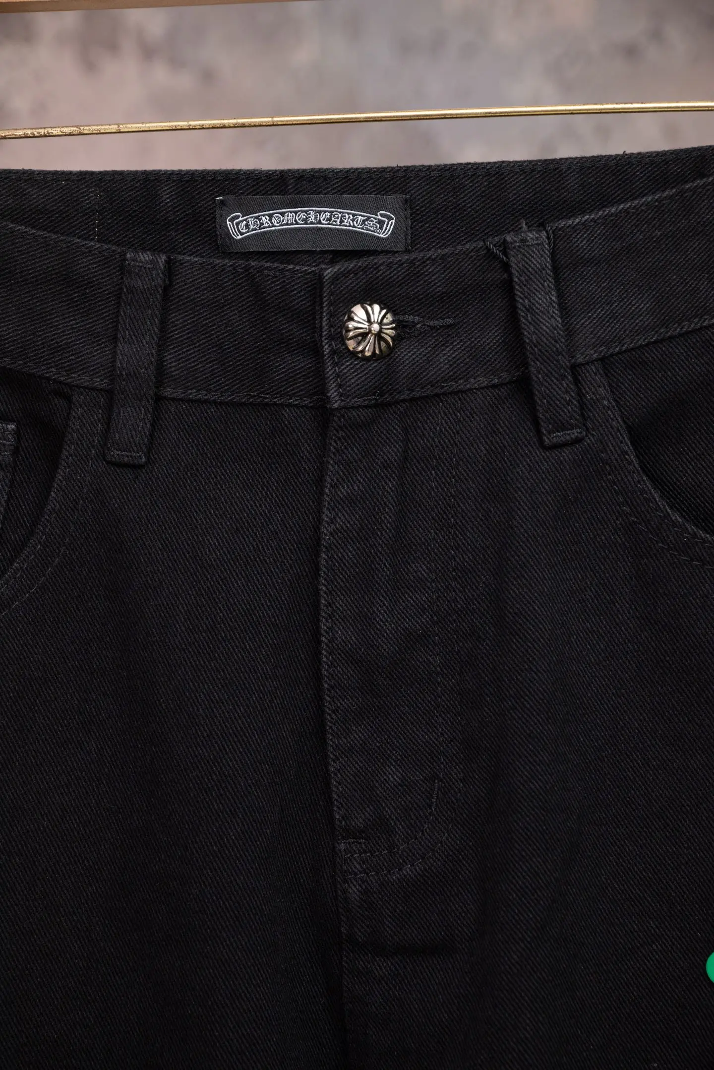 Chrome Hearts Multi-Color Cross Patch Straight-Leg Jeans D18019776 — view 7