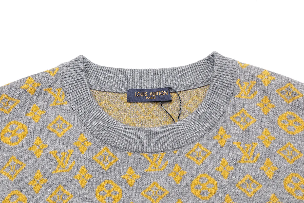 Monogram Glow Cotton-Silk Knit Sweater D18019800 — view 3