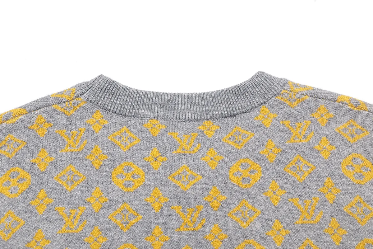 Monogram Glow Cotton-Silk Knit Sweater D18019800 — view 4
