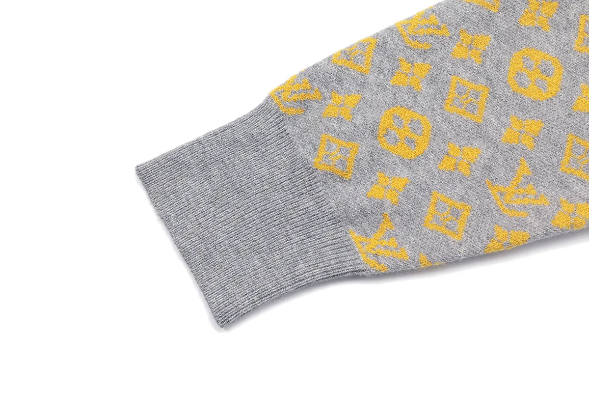 Monogram Glow Cotton-Silk Knit Sweater D18019800 — view 6