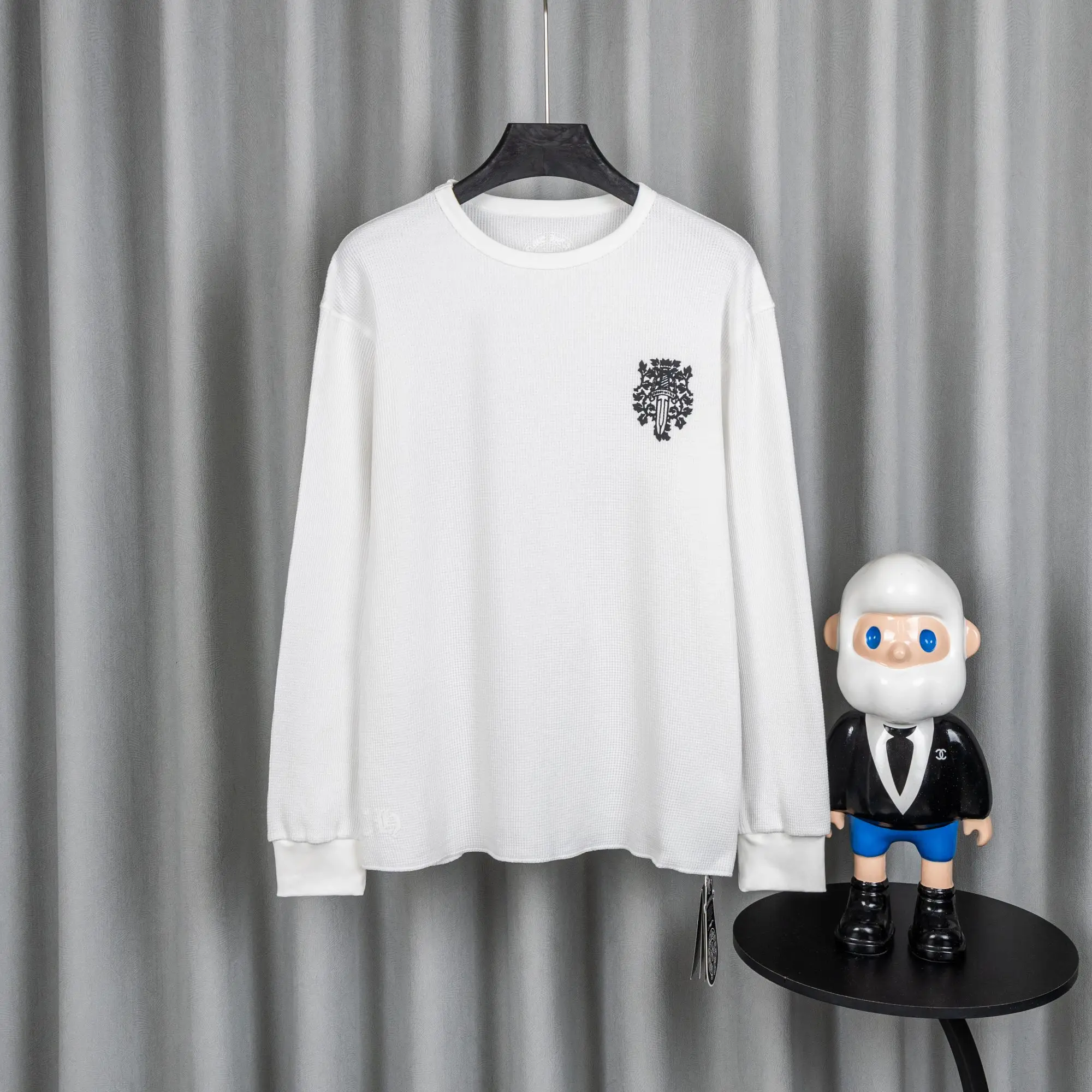 Chrome Hearts Waffle-Knit Long-Sleeve T-Shirt D19019742