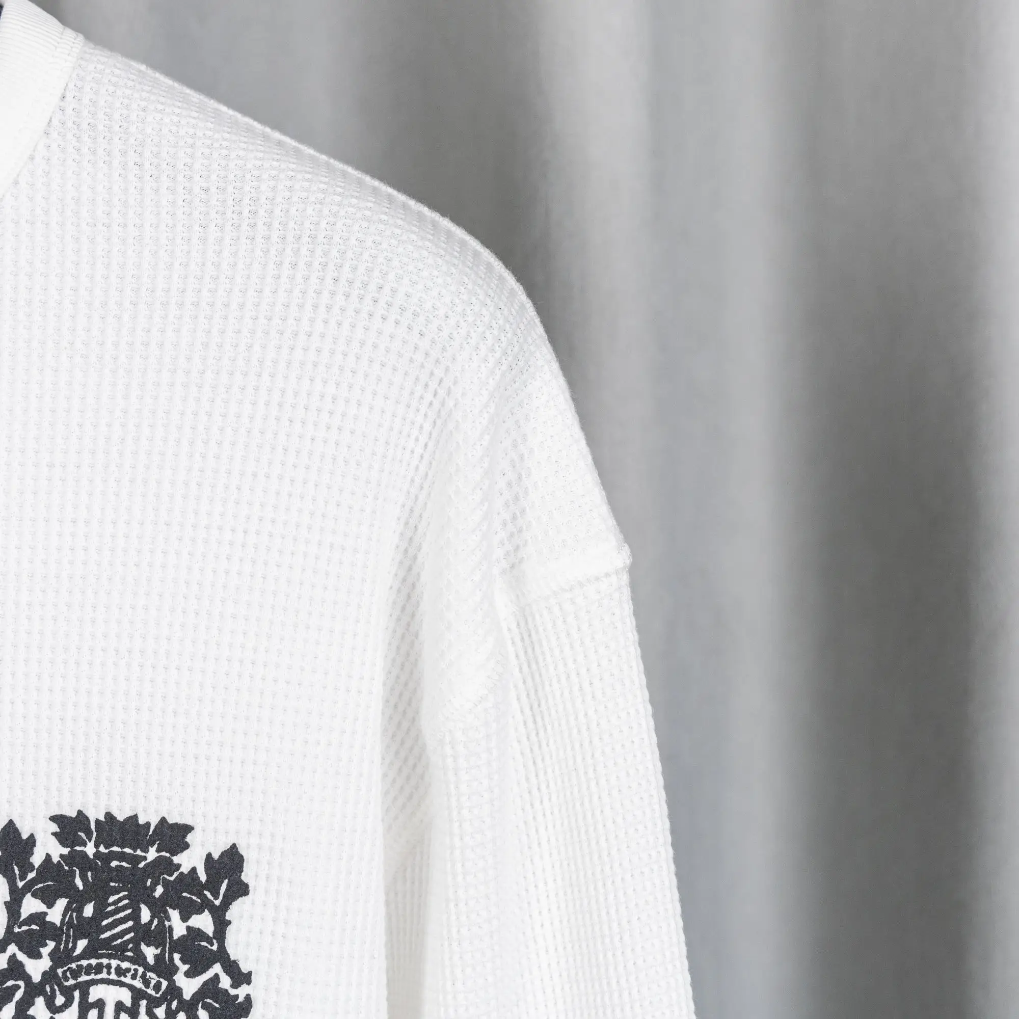 Chrome Hearts Waffle-Knit Long-Sleeve T-Shirt D19019742 — view 9