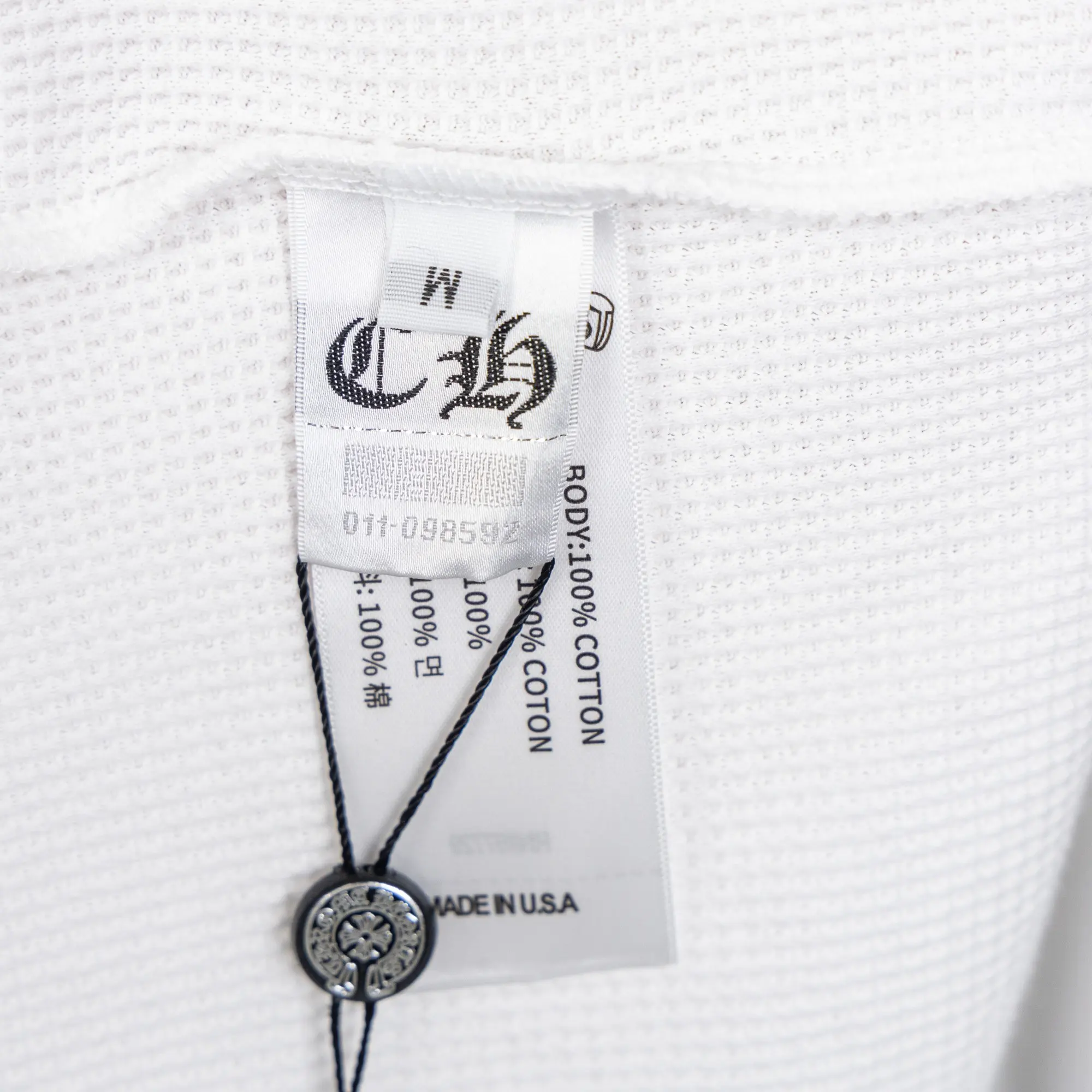 Chrome Hearts Waffle-Knit Long-Sleeve T-Shirt D19019742 — view 15