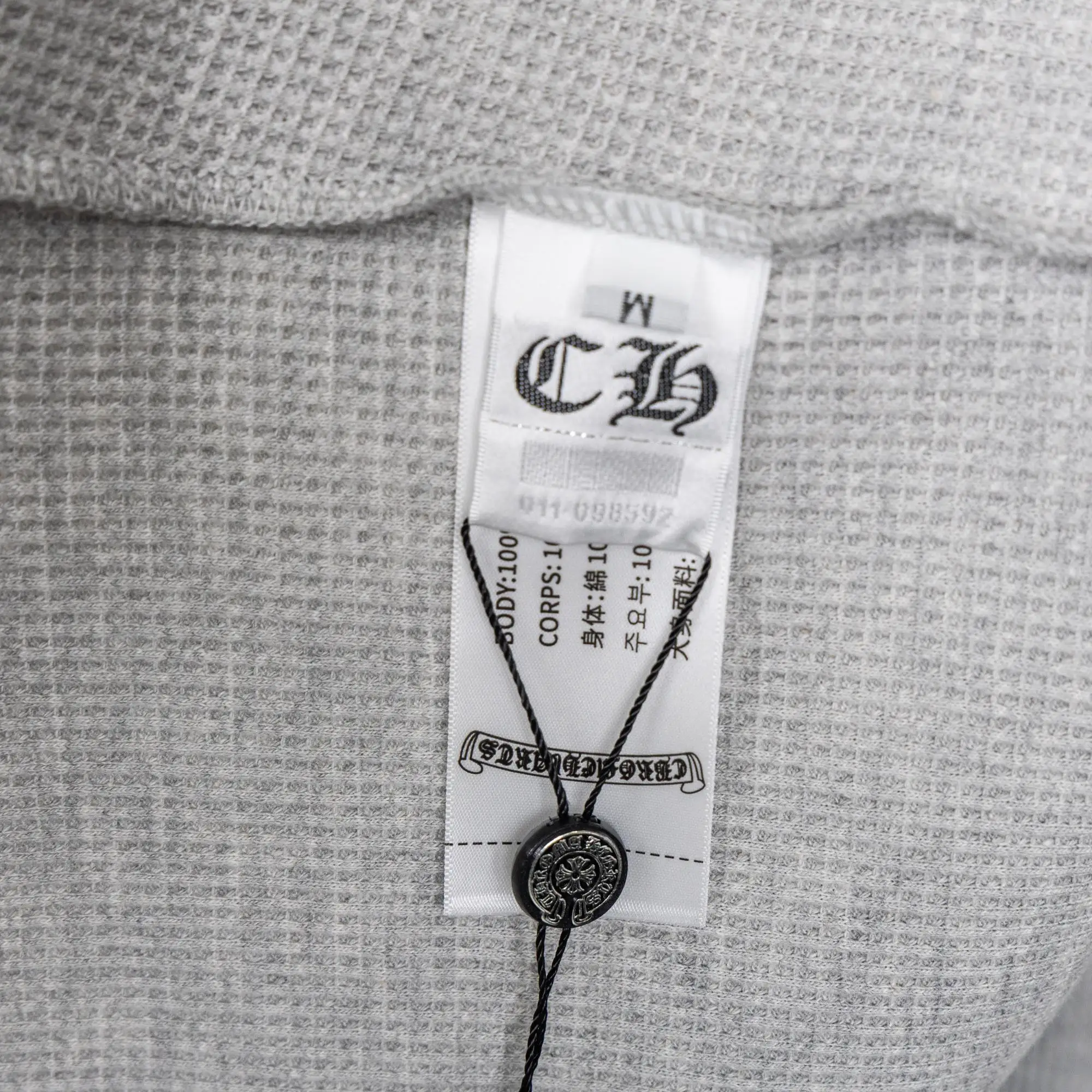 Chrome Hearts Waffle-Knit Long-Sleeve T-Shirt D19019741 — view 10
