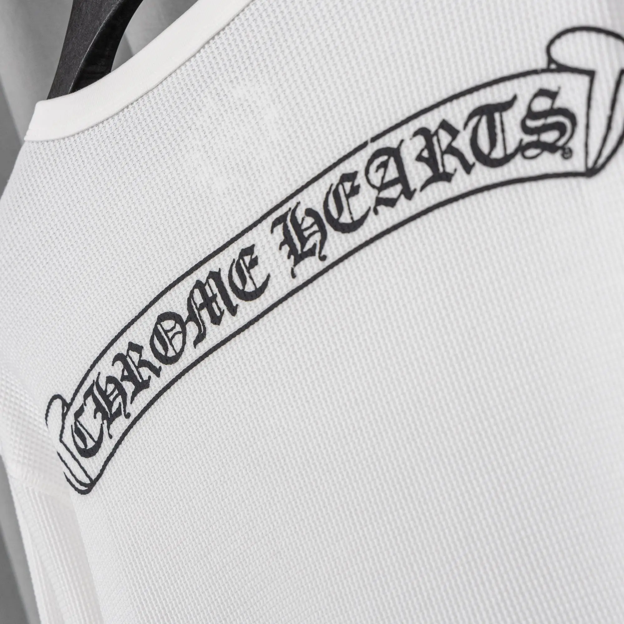 Chrome Hearts Waffle-Knit Long-Sleeve T-Shirt D19019745 — view 5