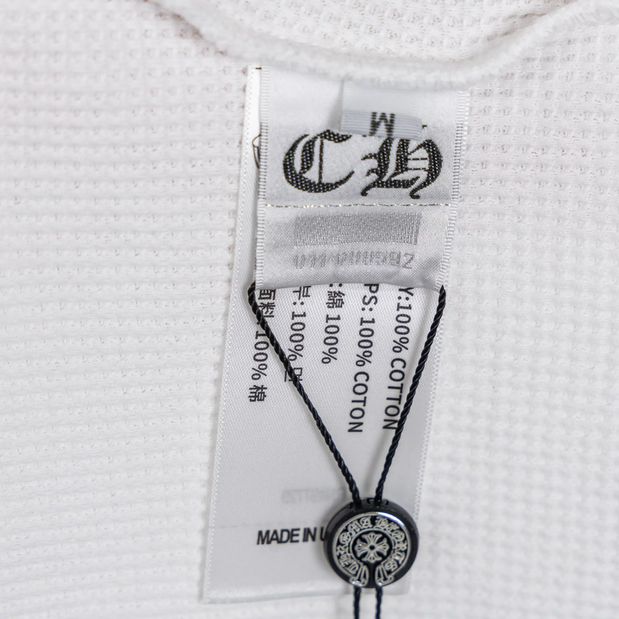Chrome Hearts Waffle-Knit Long-Sleeve T-Shirt D19019745 — view 7