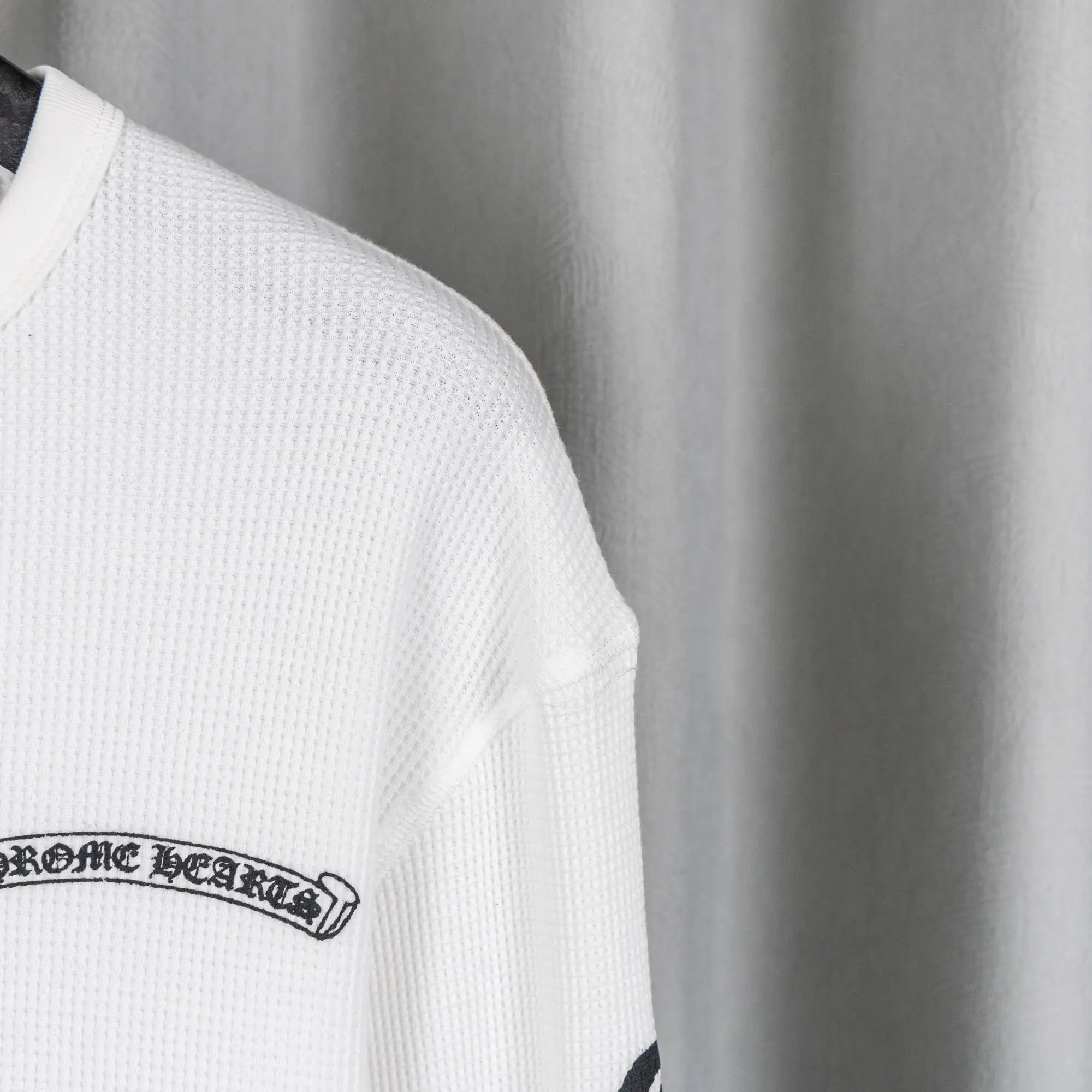 Chrome Hearts Waffle-Knit Long-Sleeve T-Shirt D19019745 — view 10