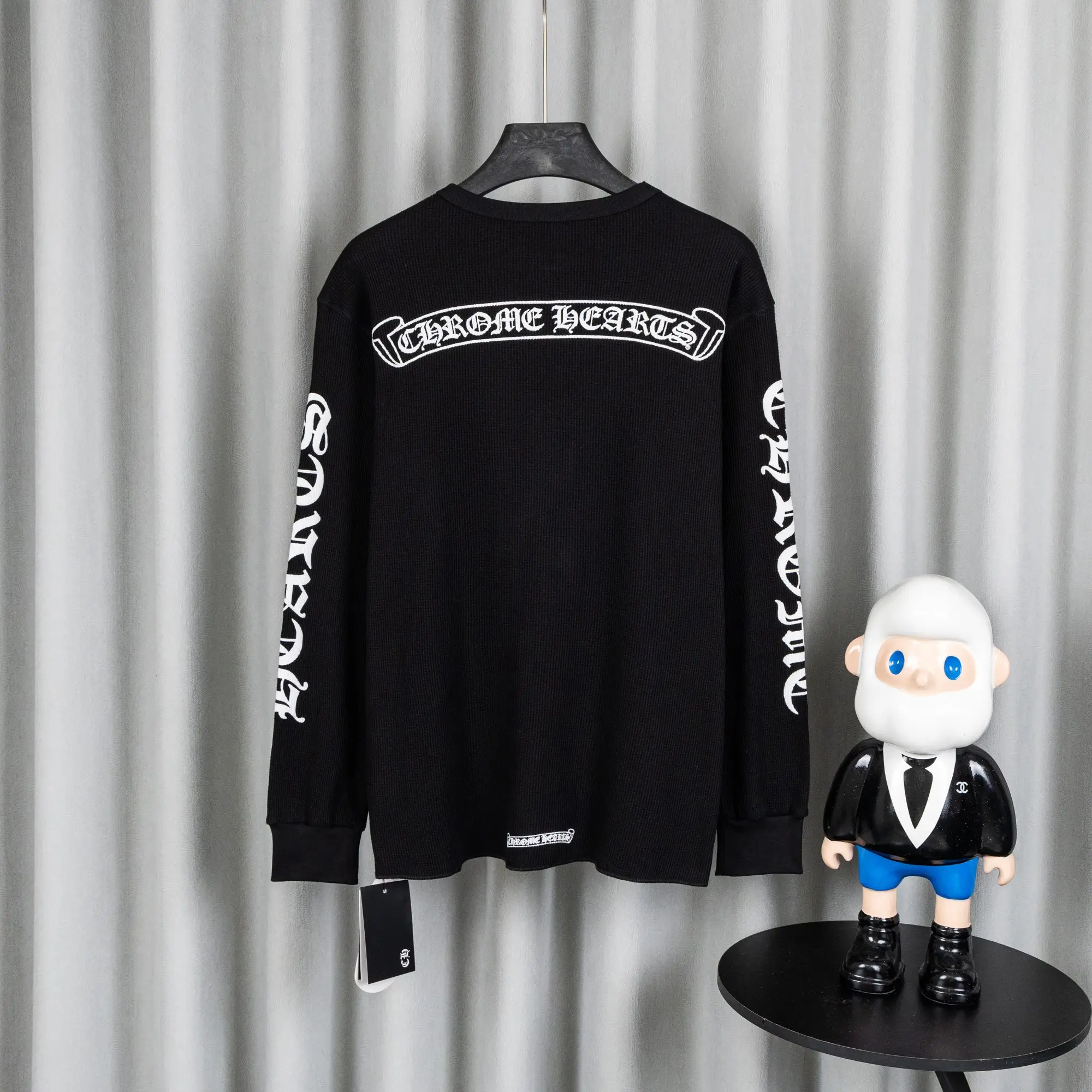 Chrome Hearts Waffle-Knit Long-Sleeve T-Shirt D19019743 — view 2