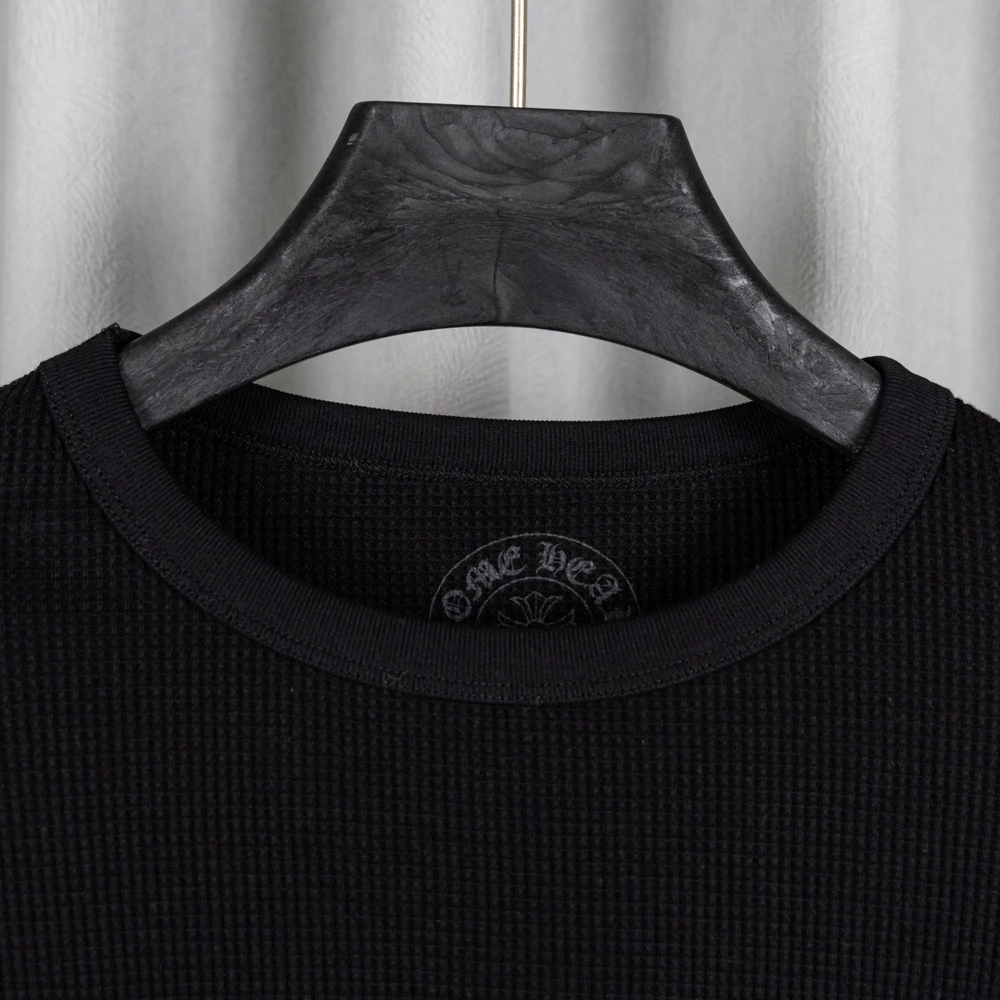Chrome Hearts Waffle-Knit Long-Sleeve T-Shirt D19019743 — view 4