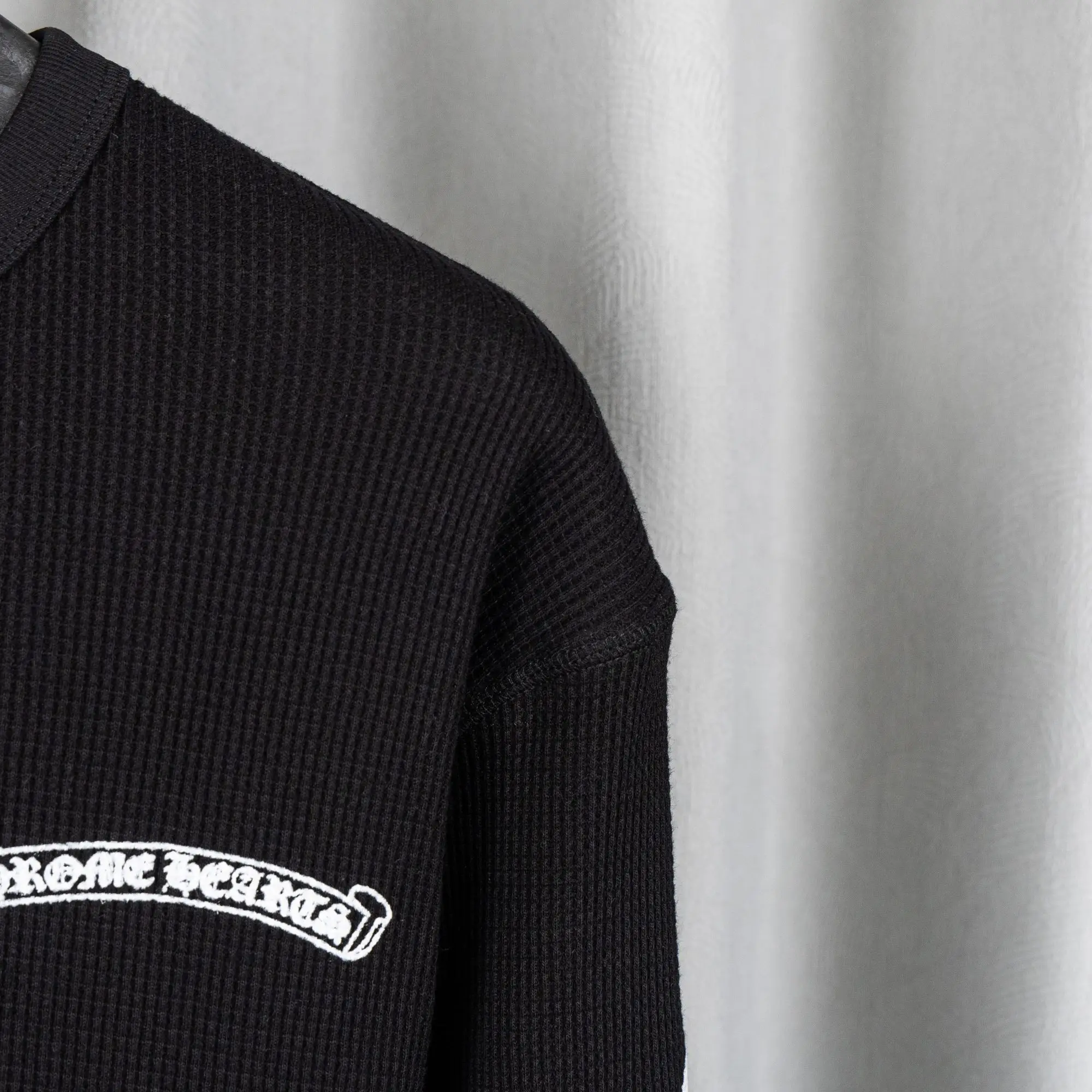 Chrome Hearts Waffle-Knit Long-Sleeve T-Shirt D19019743 — view 11