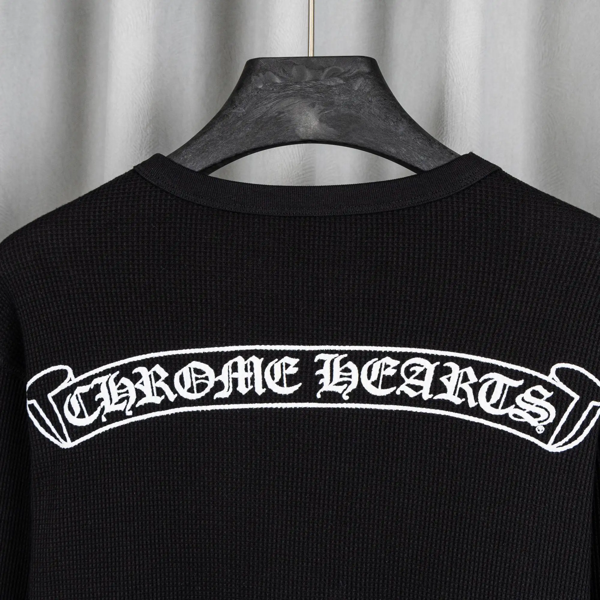 Chrome Hearts Waffle-Knit Long-Sleeve T-Shirt D19019743 — view 14