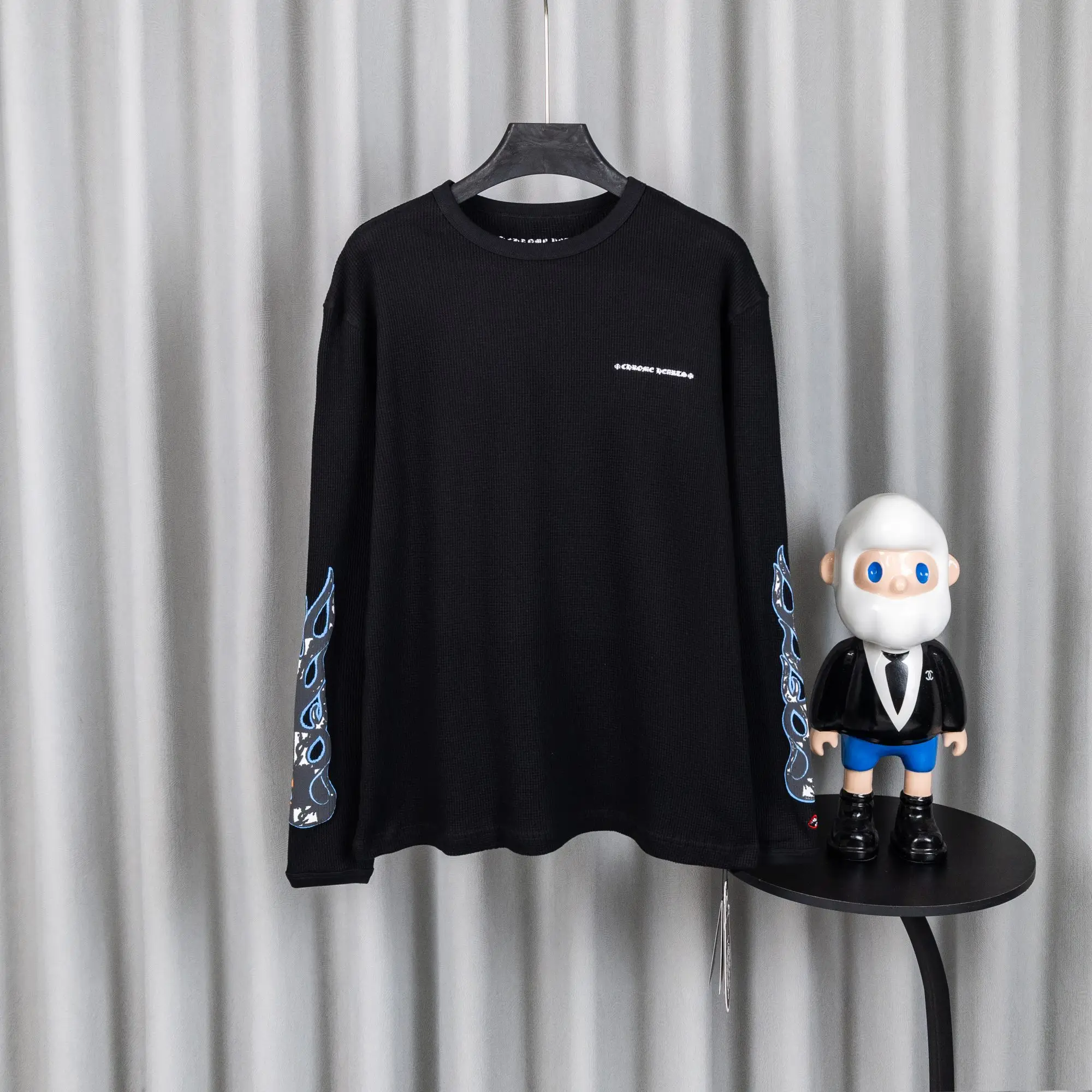 Chrome Hearts Waffle-Knit Long-Sleeve T-Shirt D19019736