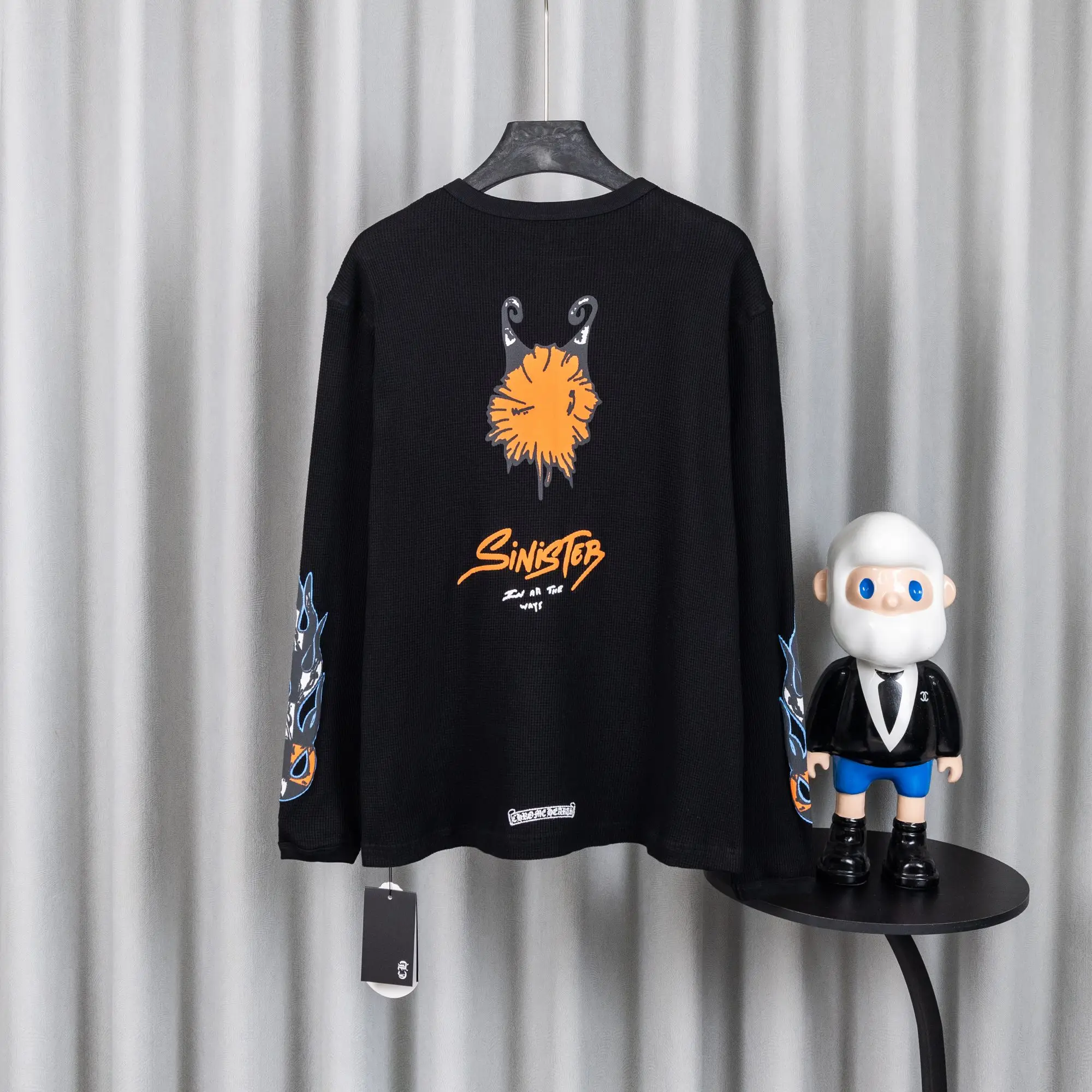 Chrome Hearts Waffle-Knit Long-Sleeve T-Shirt D19019736 — view 2