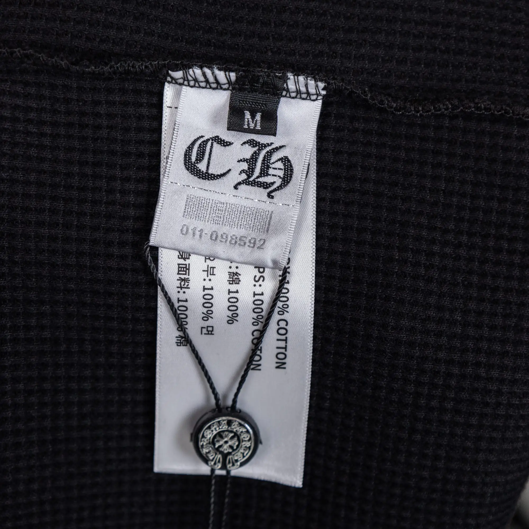 Chrome Hearts Waffle-Knit Long-Sleeve T-Shirt D19019736 — view 6