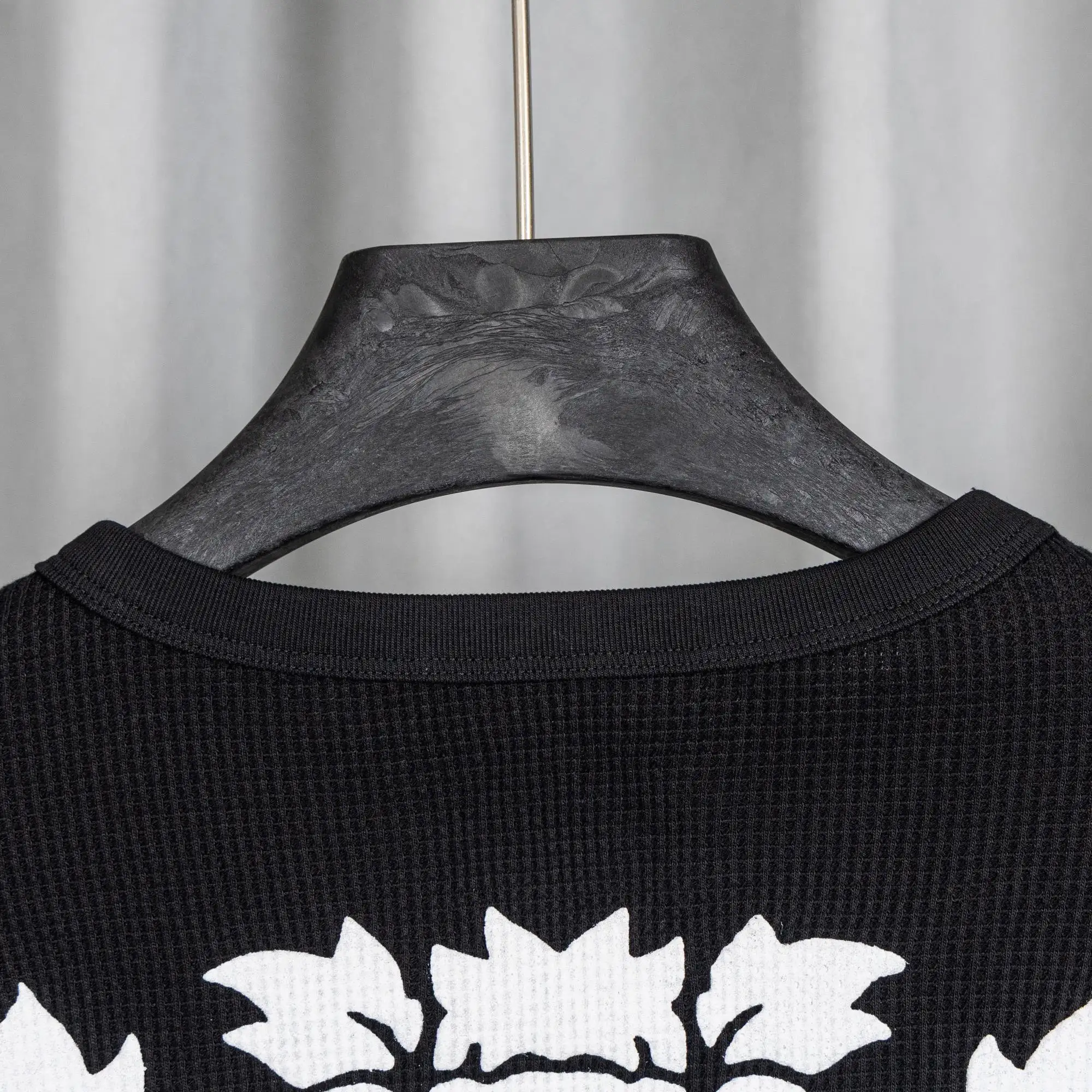Chrome Hearts Waffle-Knit Long-Sleeve T-Shirt D19019740 — view 5