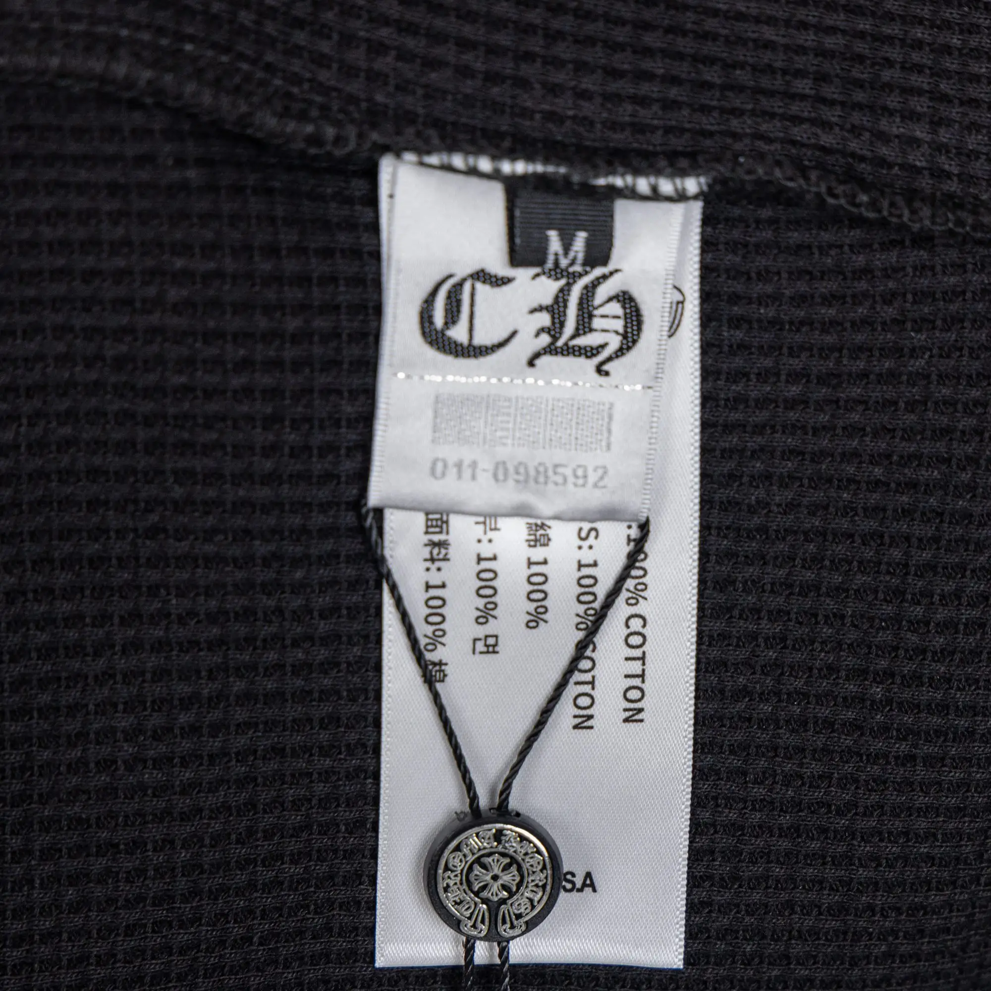 Chrome Hearts Waffle-Knit Long-Sleeve T-Shirt D19019740 — view 7