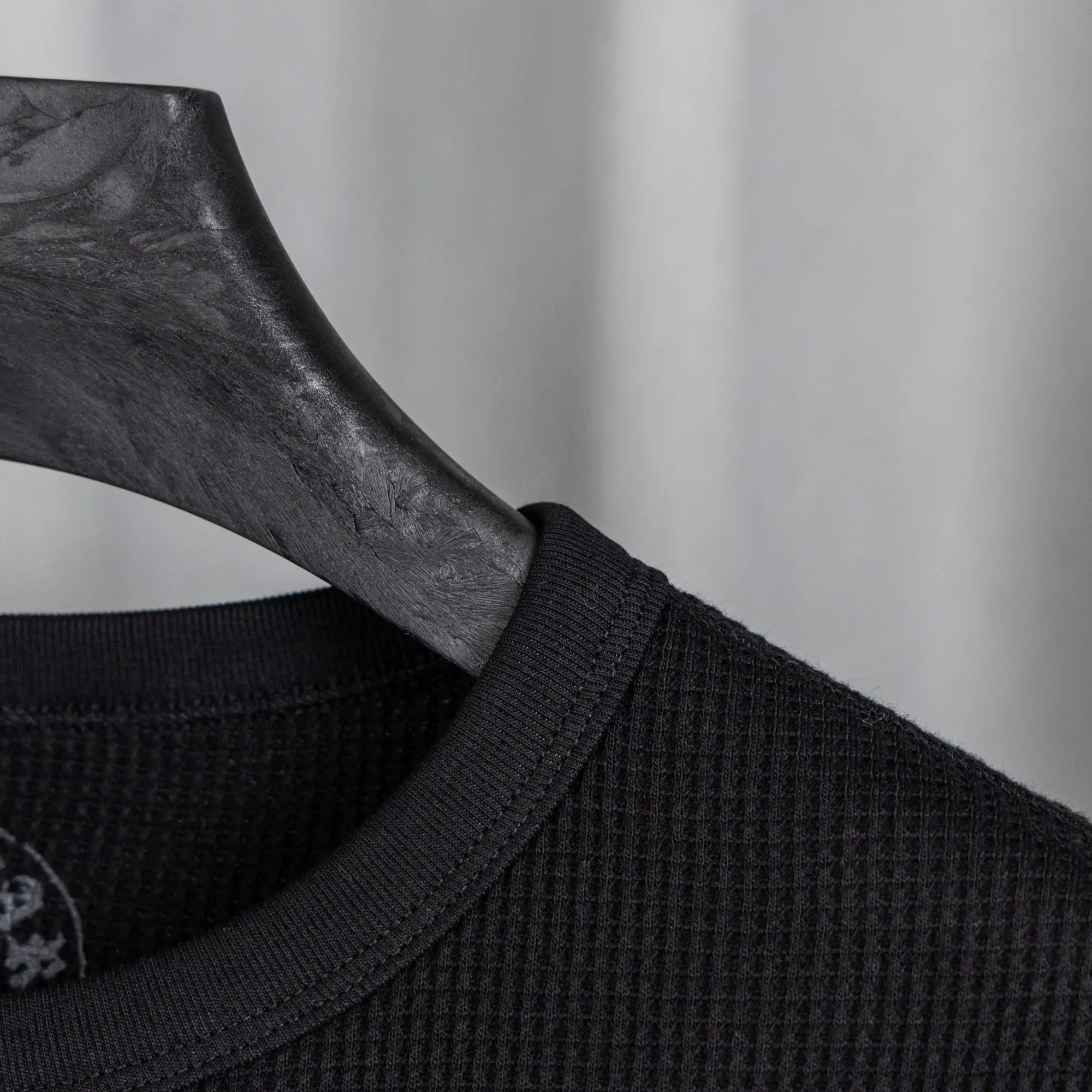 Chrome Hearts Waffle-Knit Long-Sleeve T-Shirt D19019740 — view 9