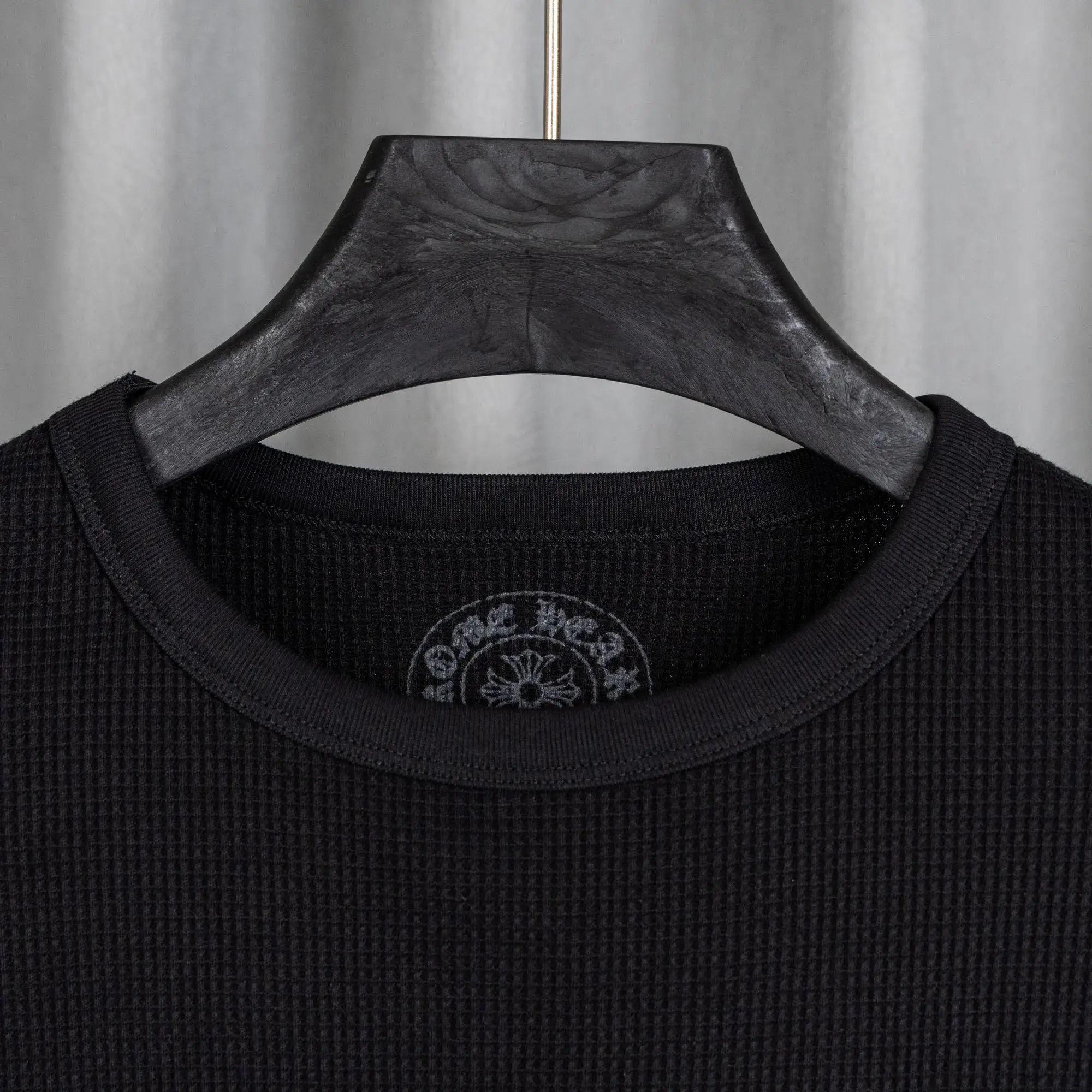 Chrome Hearts Waffle-Knit Long-Sleeve T-Shirt D19019740 — view 10