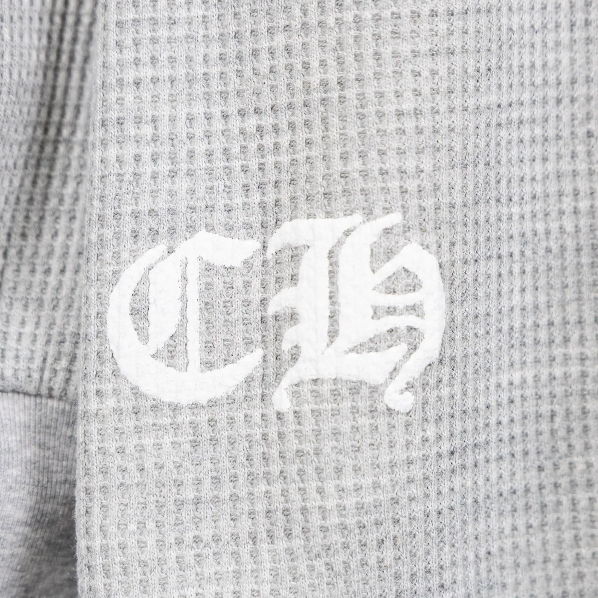 Logo-Print Waffle-Knit Long-Sleeved T-Shirt D19019744 — view 16