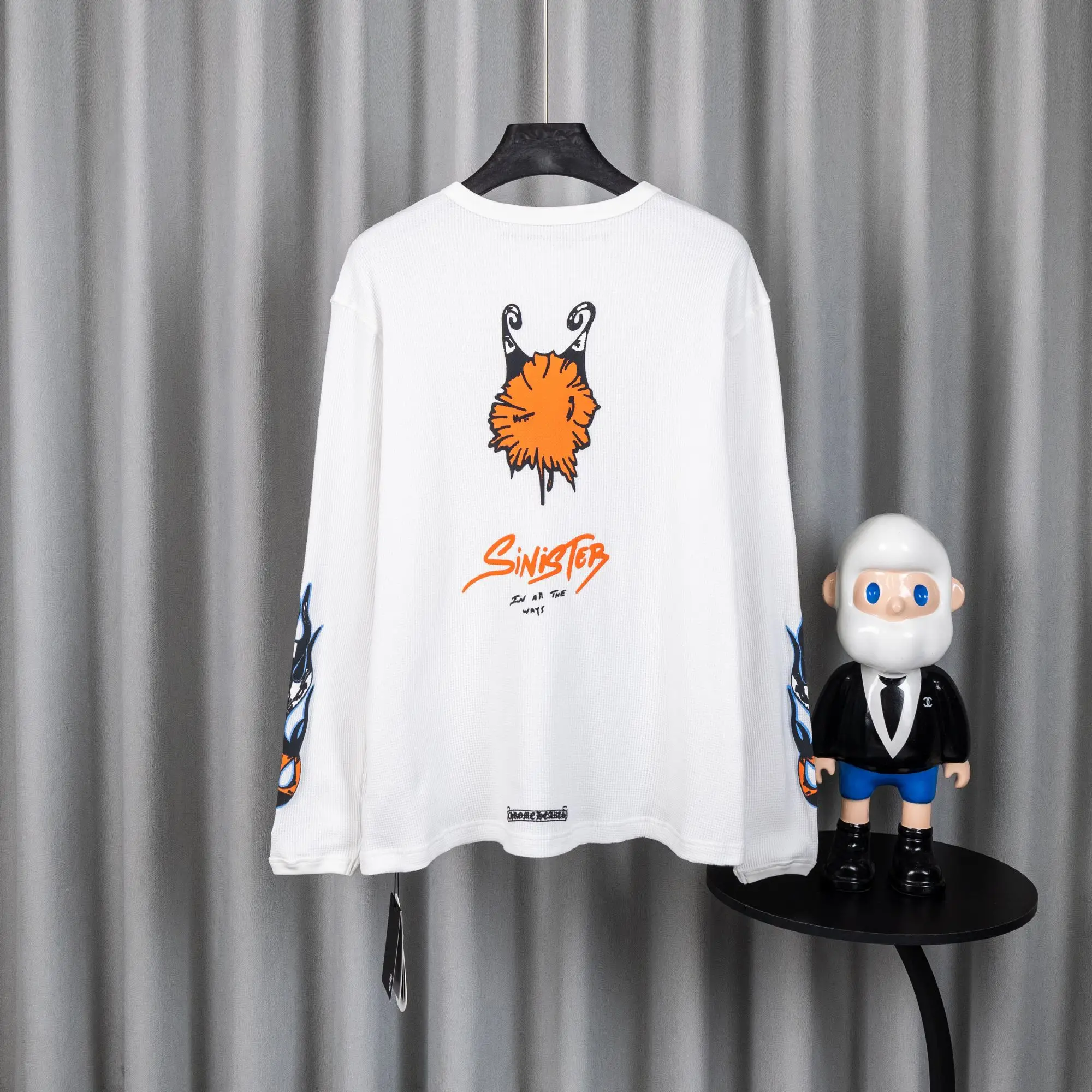 Chrome Hearts Waffle-Knit Long-Sleeve T-Shirt D19019737 — view 2