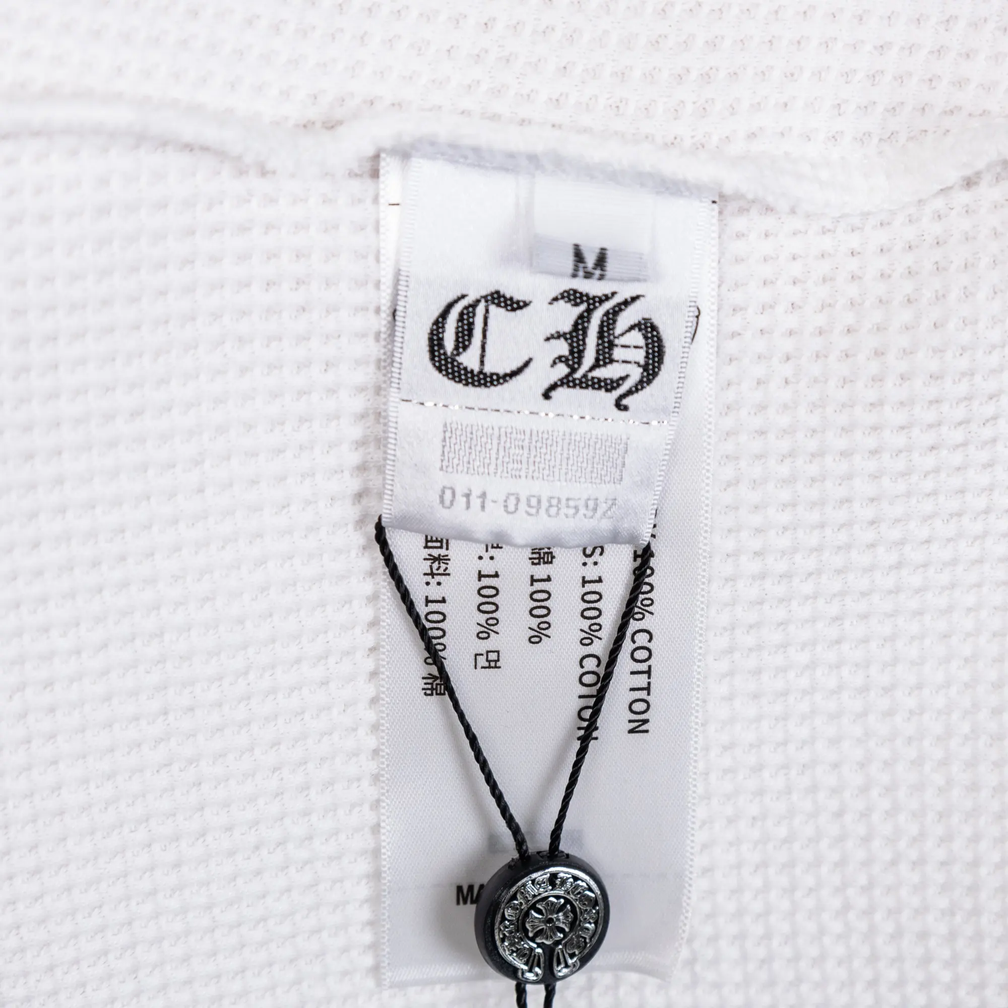 Chrome Hearts Waffle-Knit Long-Sleeve T-Shirt D19019737 — view 8