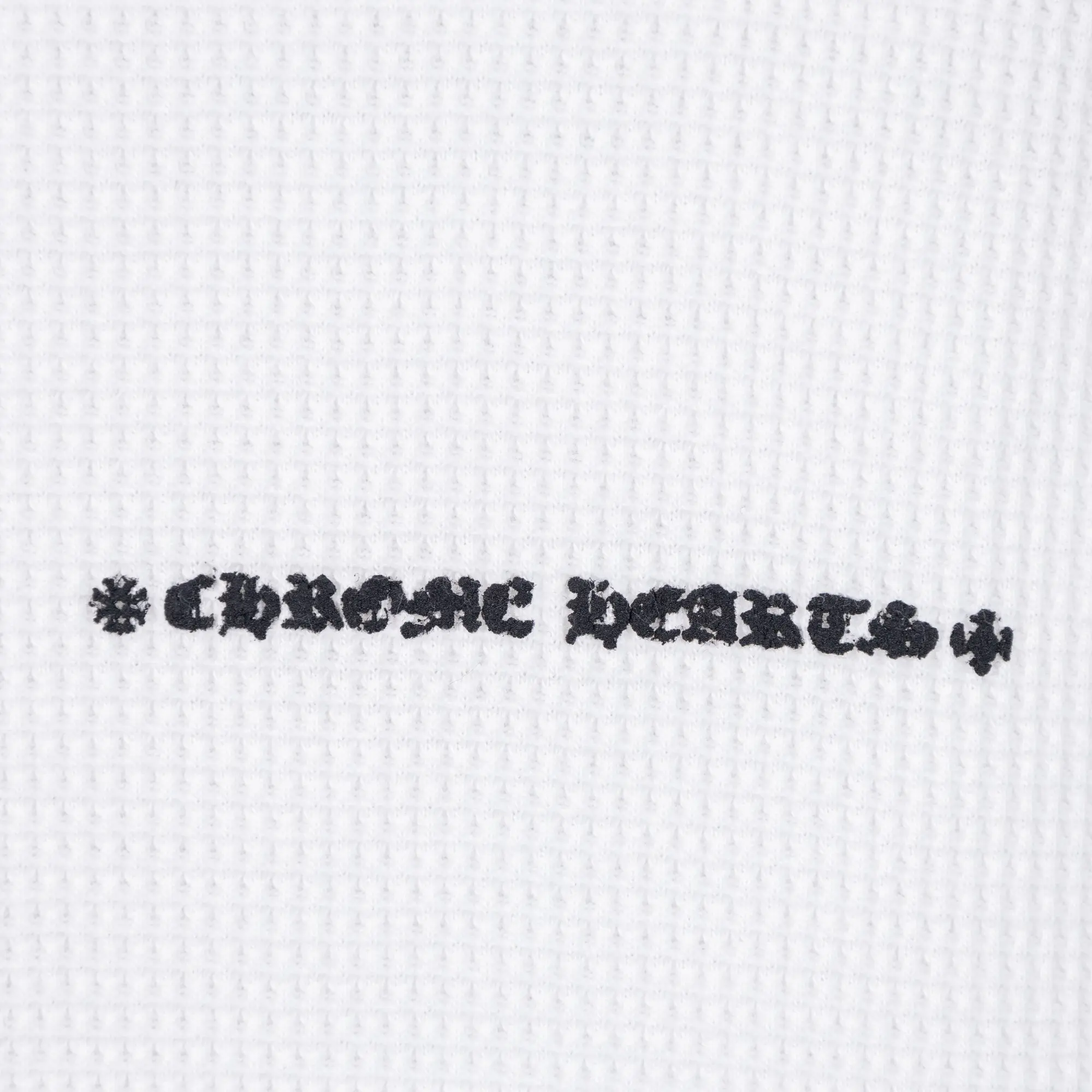 Chrome Hearts Waffle-Knit Long-Sleeve T-Shirt D19019737 — view 9