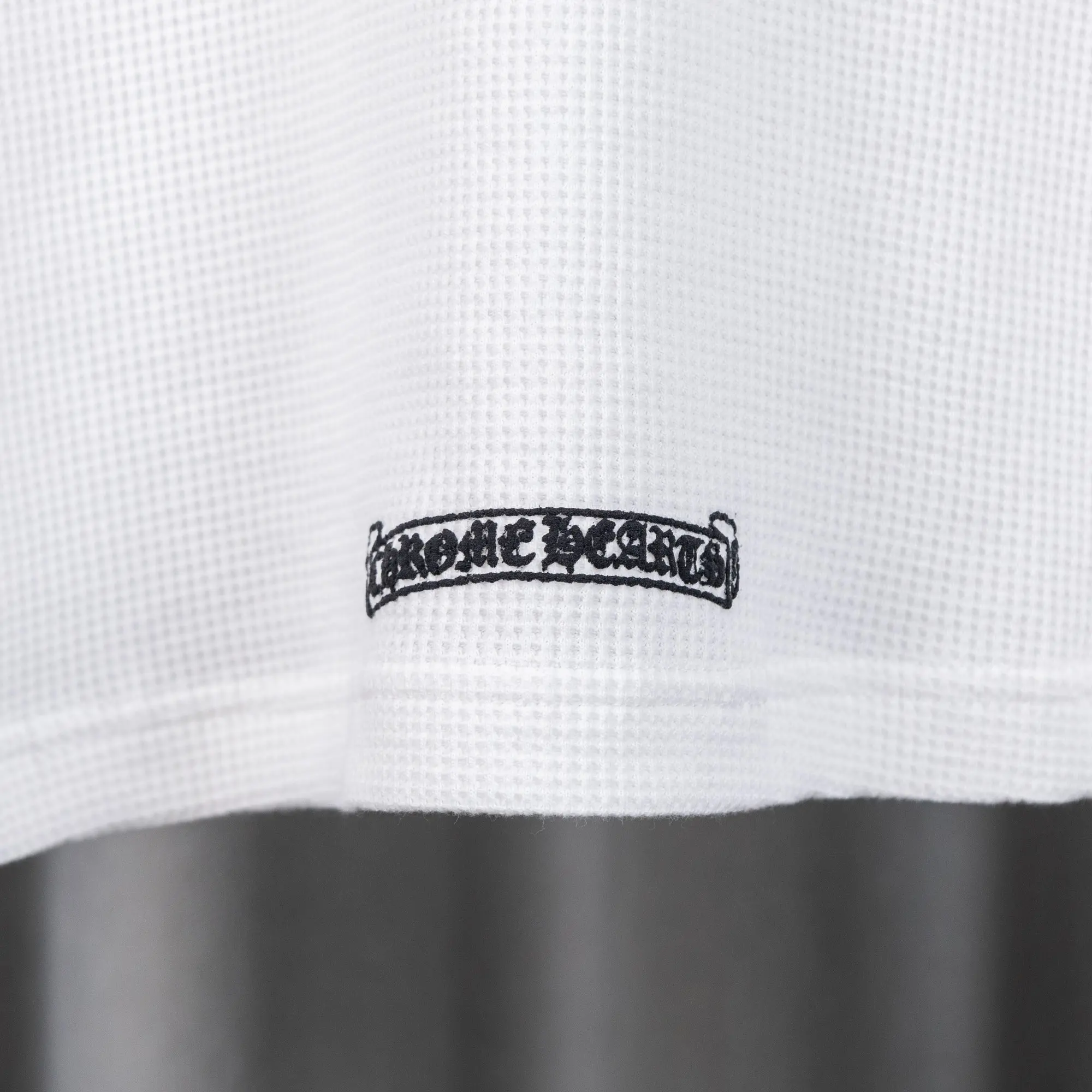 Chrome Hearts Waffle-Knit Long-Sleeve T-Shirt D19019737 — view 12