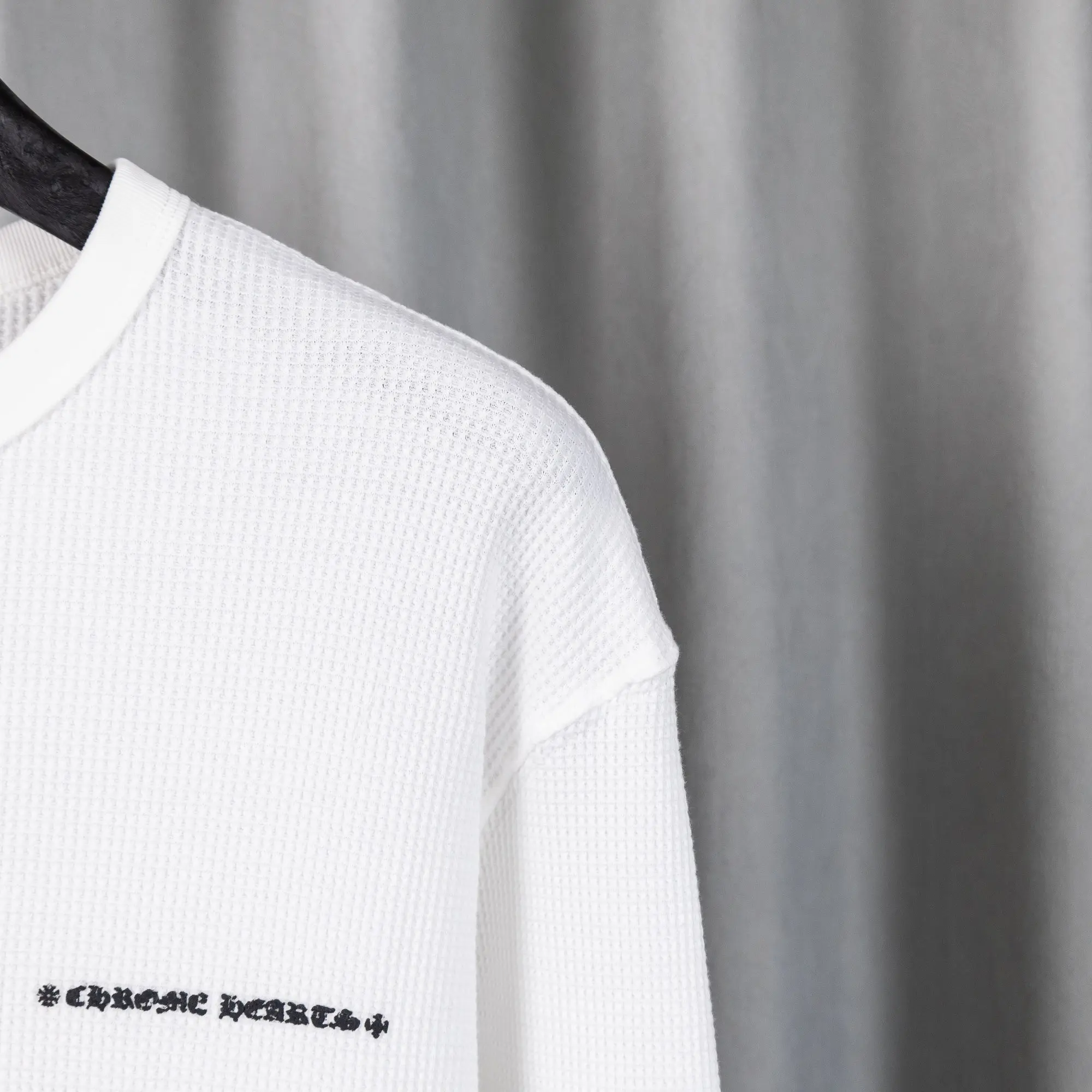 Chrome Hearts Waffle-Knit Long-Sleeve T-Shirt D19019737 — view 14