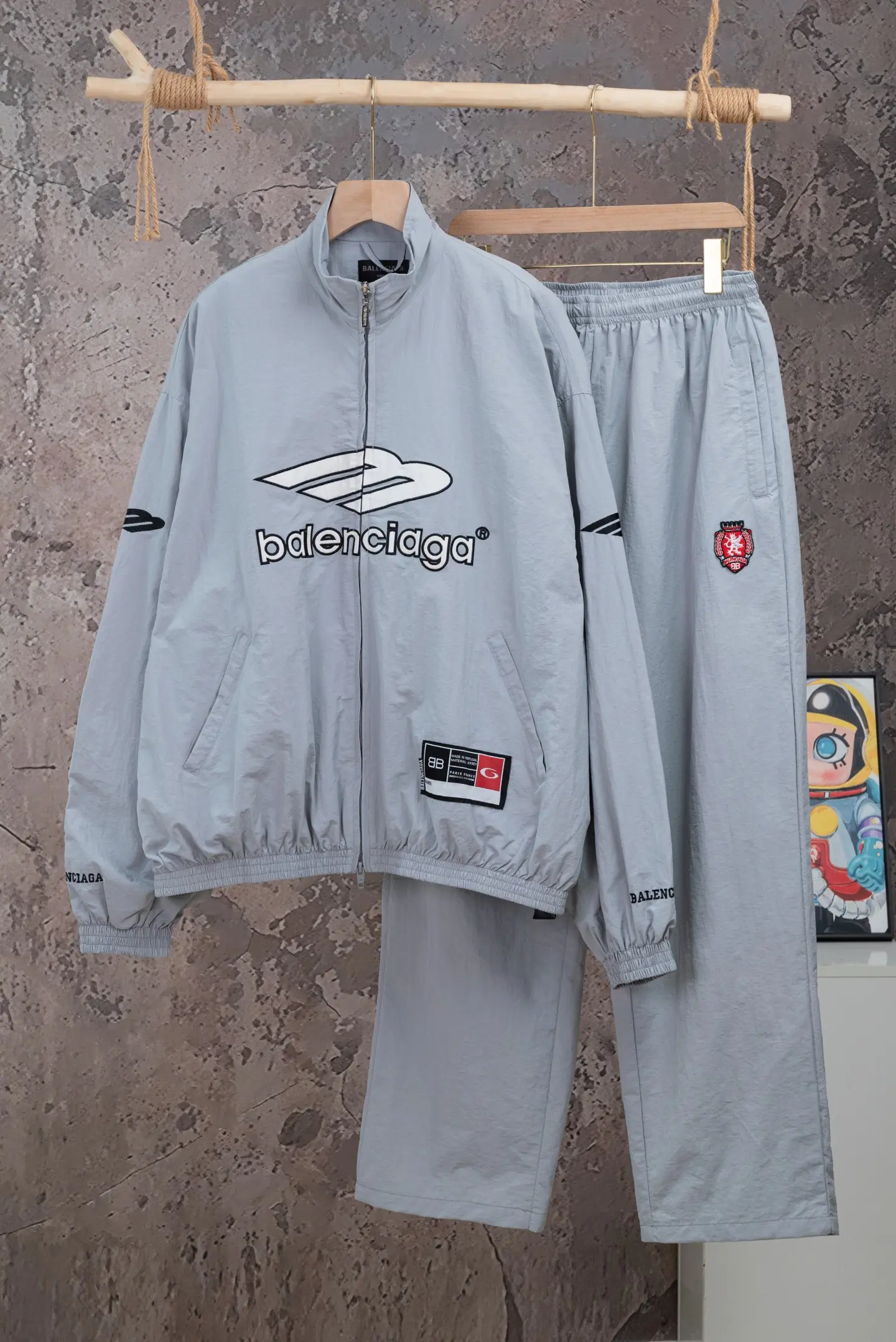 Logo-Embroidered Technical Tracksuit Trousers D19519786 — view 3