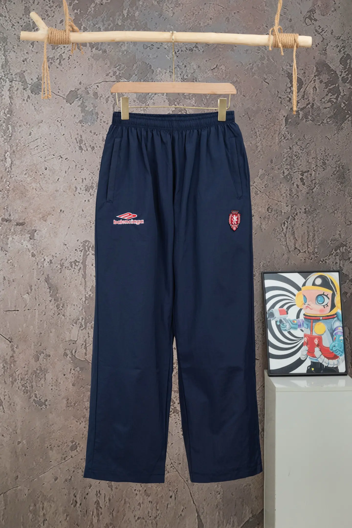 Embroidered Technical Shell Tracksuit Trousers D19519784