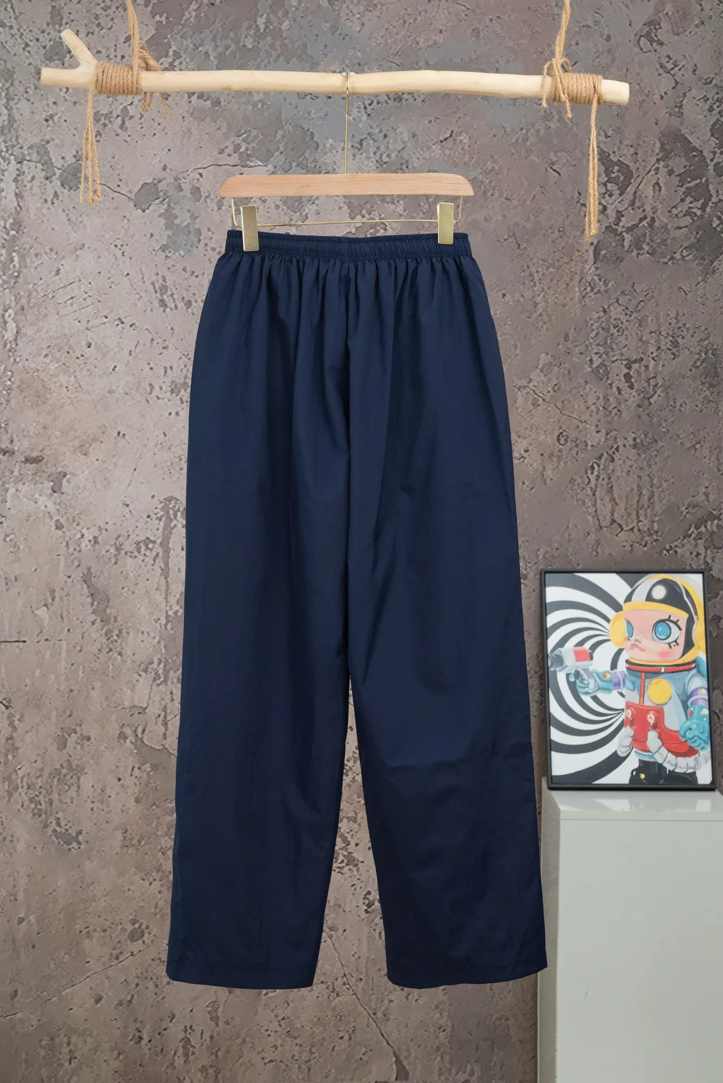 Embroidered Technical Shell Tracksuit Trousers D19519784 — view 2
