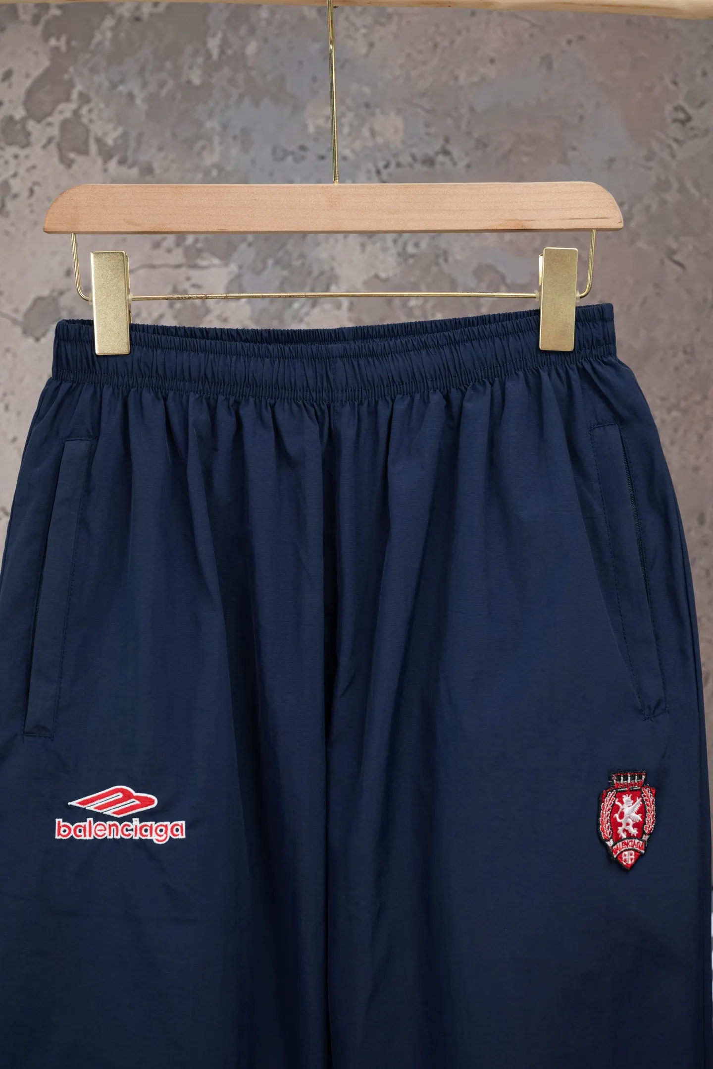 Embroidered Technical Shell Tracksuit Trousers D19519784 — view 4