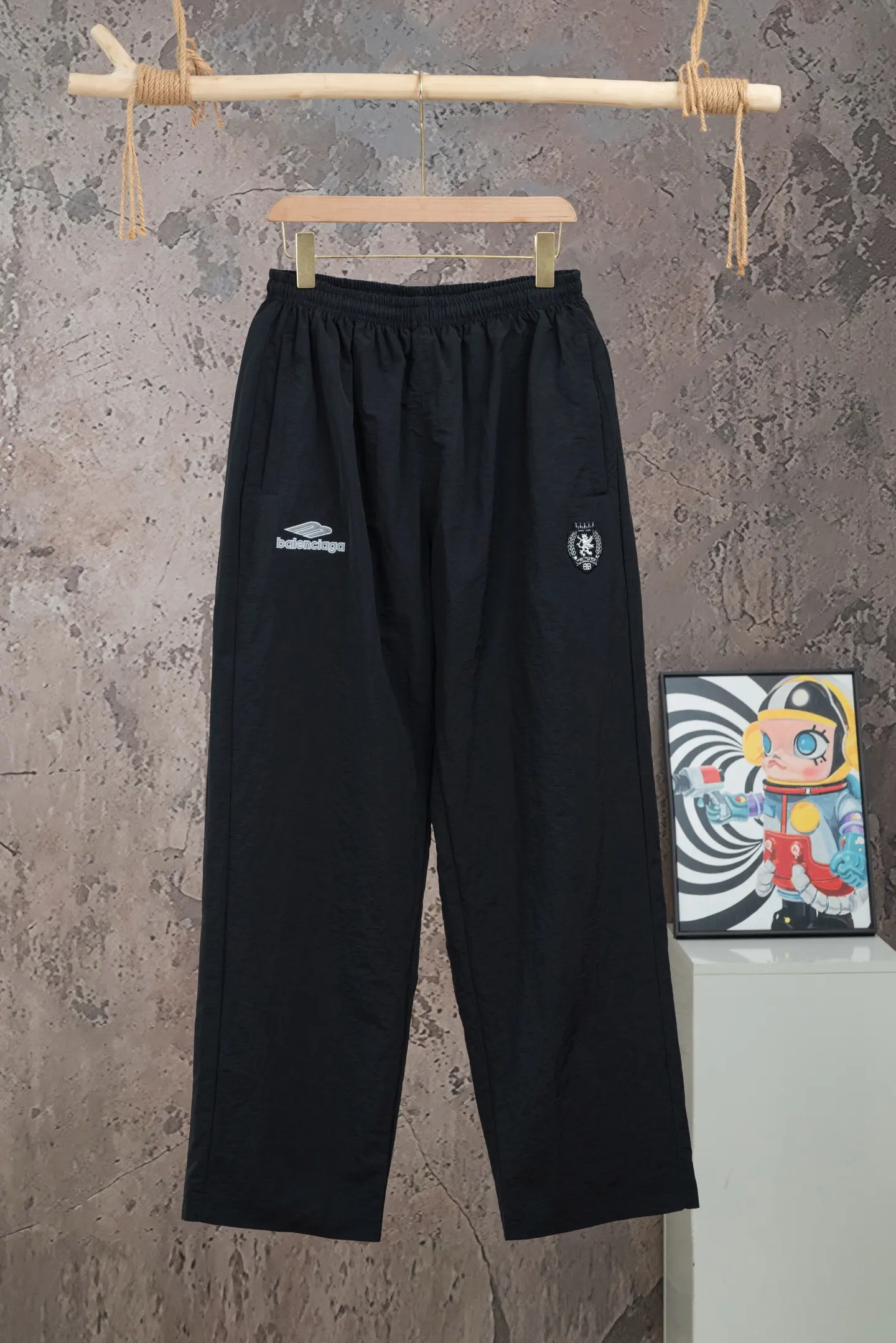Embroidered Technical Shell Track Pants D19519782