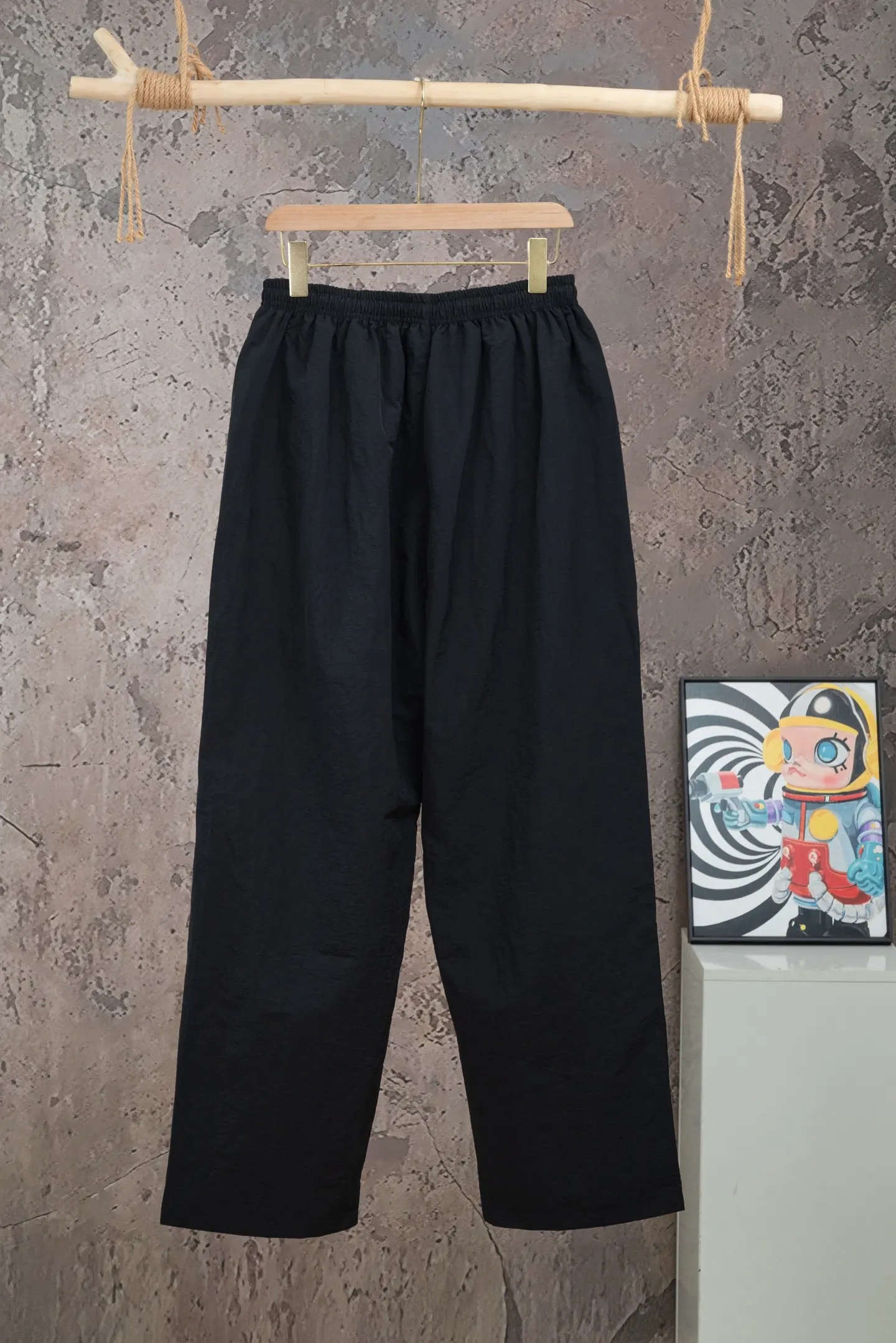 Embroidered Technical Shell Track Pants D19519782 — view 2