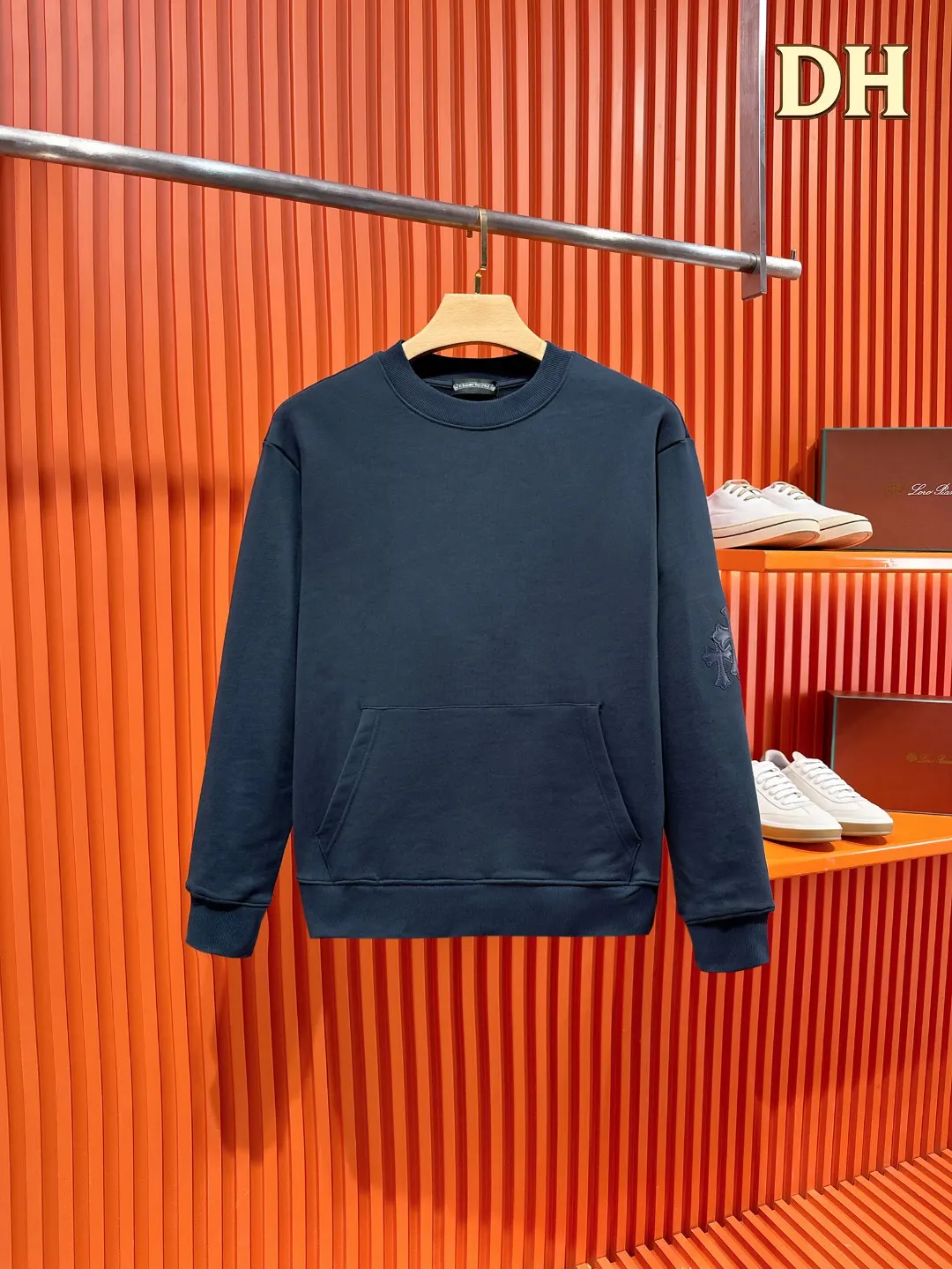 Chrome Hearts Cross Patch Crew-Neck Sweatshirt D19519696