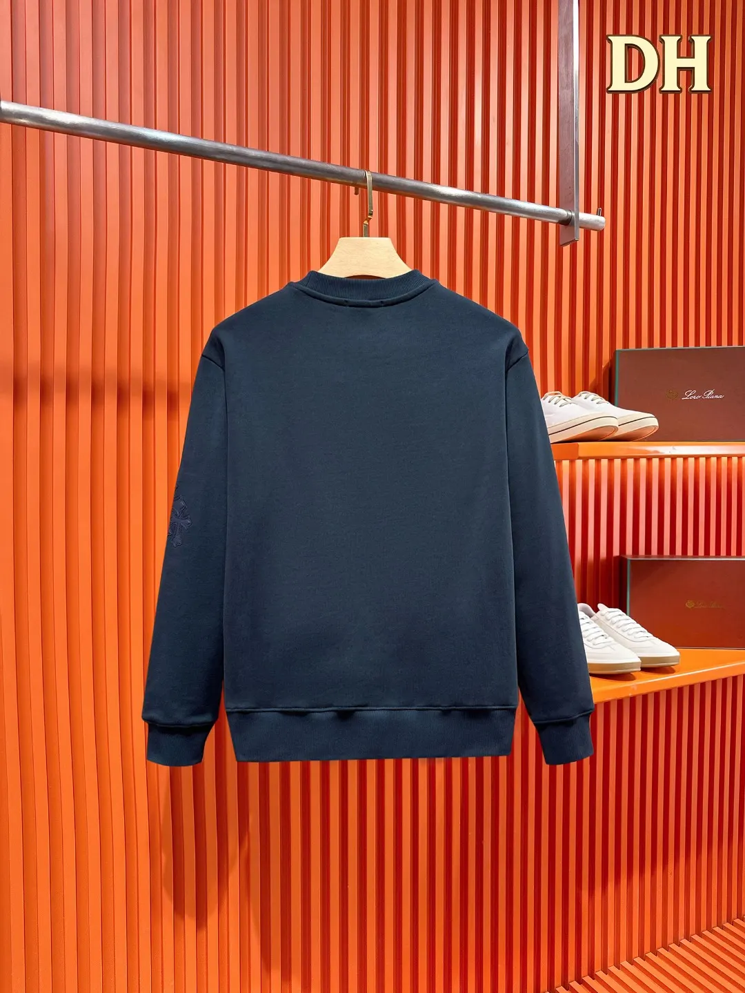 Chrome Hearts Cross Patch Crew-Neck Sweatshirt D19519696 — view 2