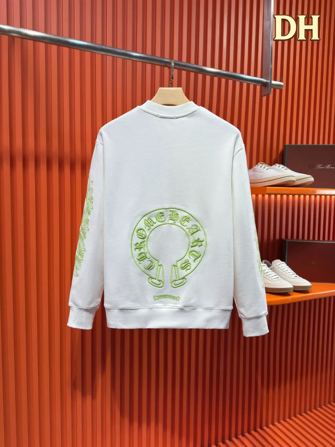 Horseshoe Logo Embroidered Cotton Sweatshirt D19519685 — view 2